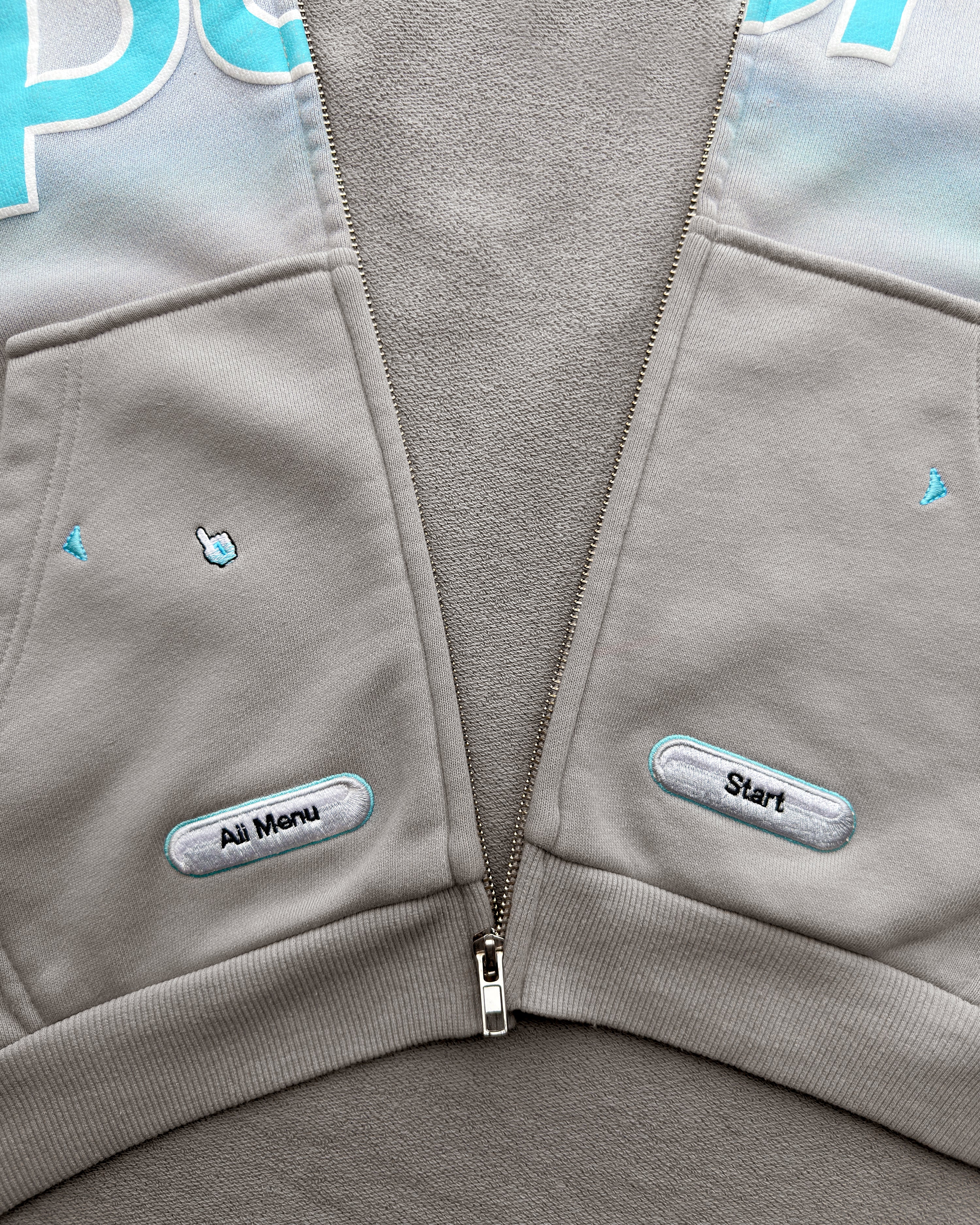 "SPORTS" ZIP-UP HOODIE