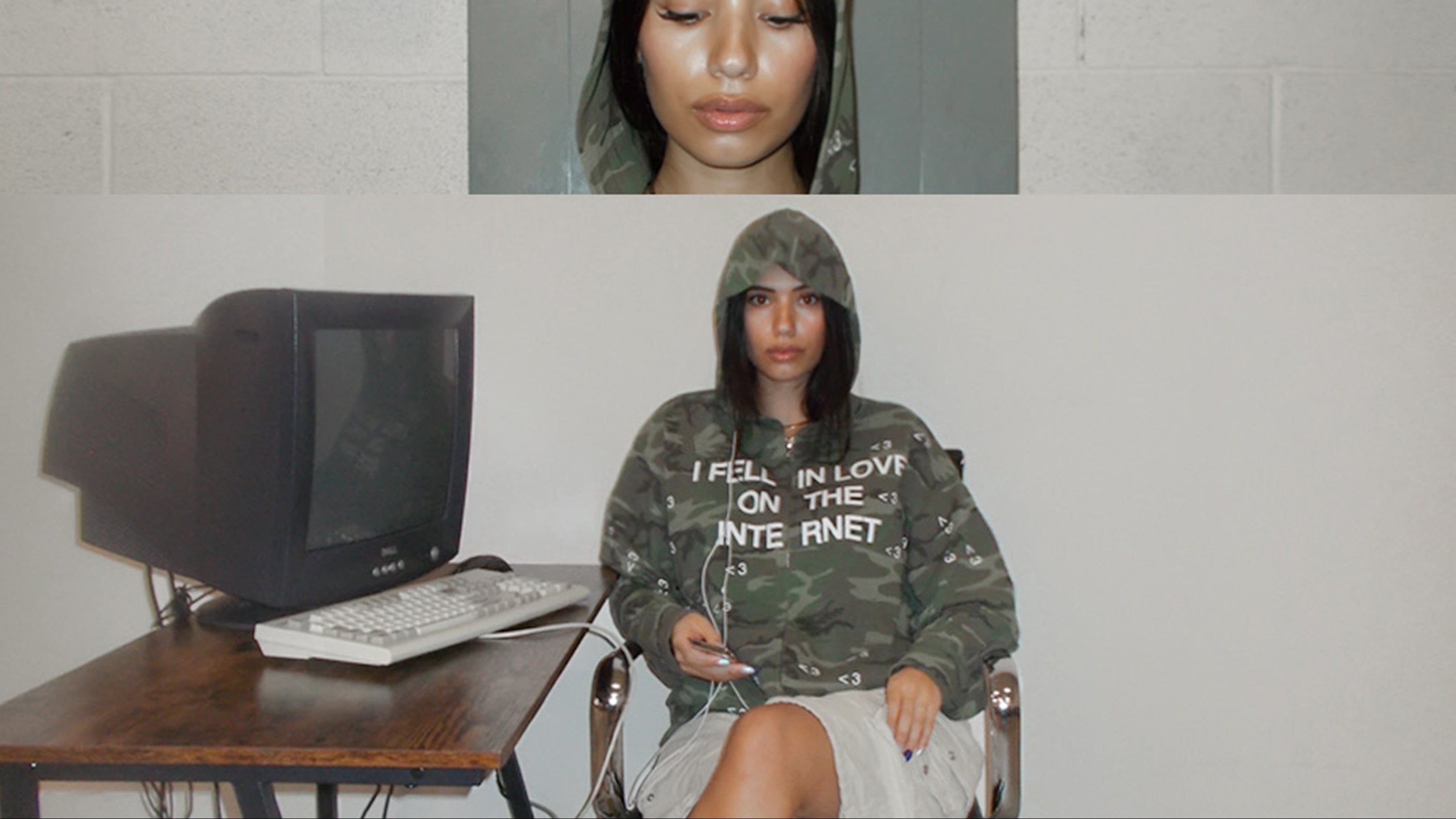 "FELL IN LOVE" ZIP UP HOODIE