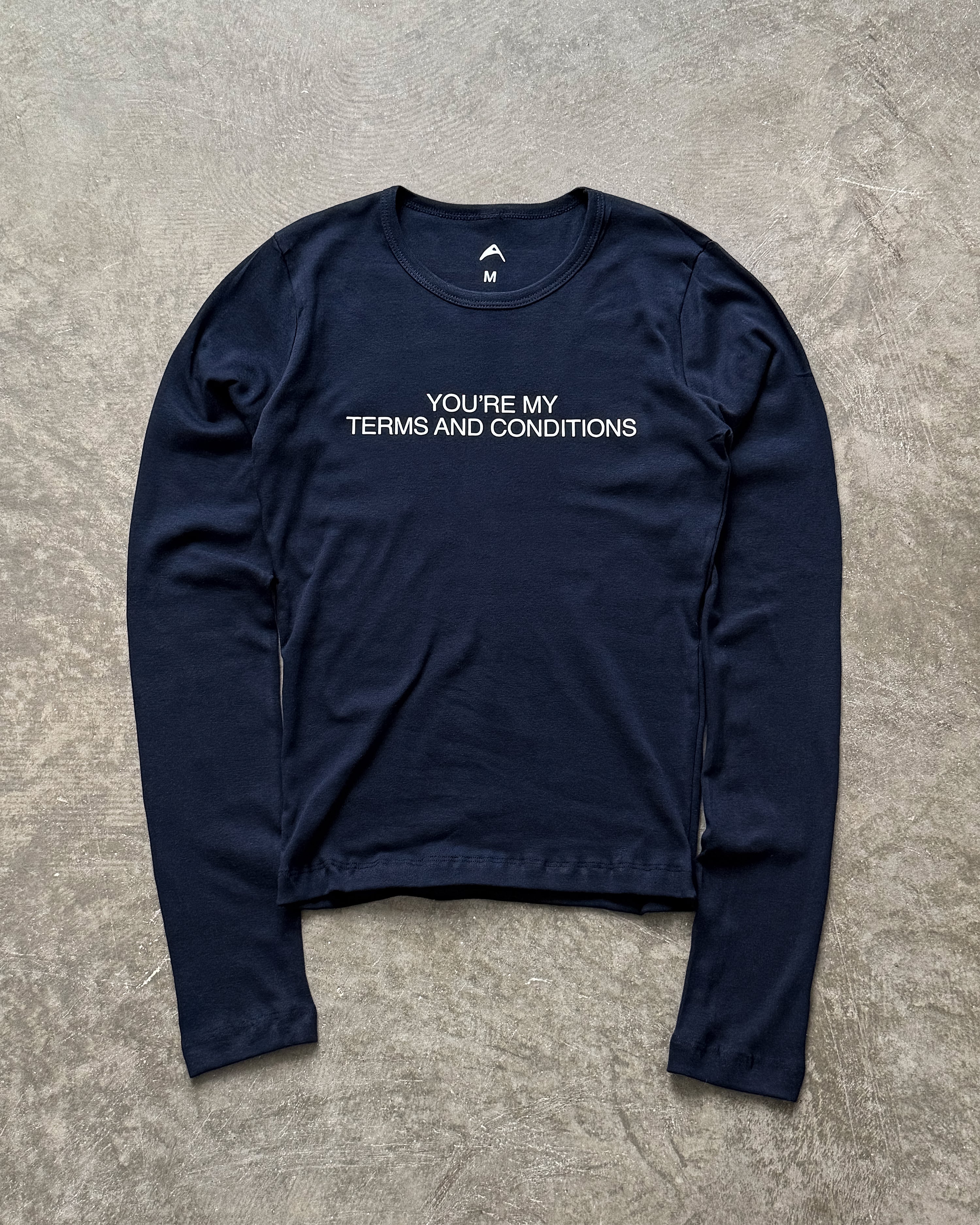 "TERMS & CONDITIONS" BABY RIB LONGSLEEVE