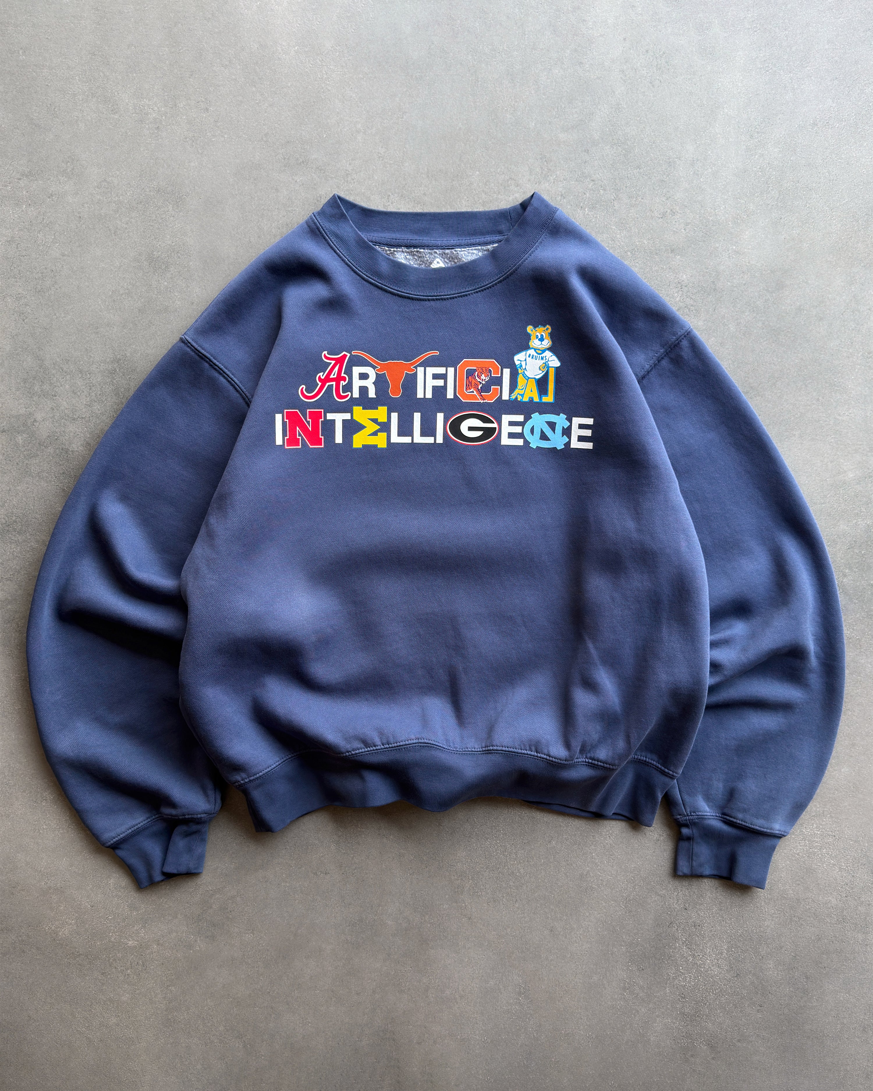 "ARTIFICIAL INTELLIGENCE" COLLEGE CREWNECK SWEATSHIRT