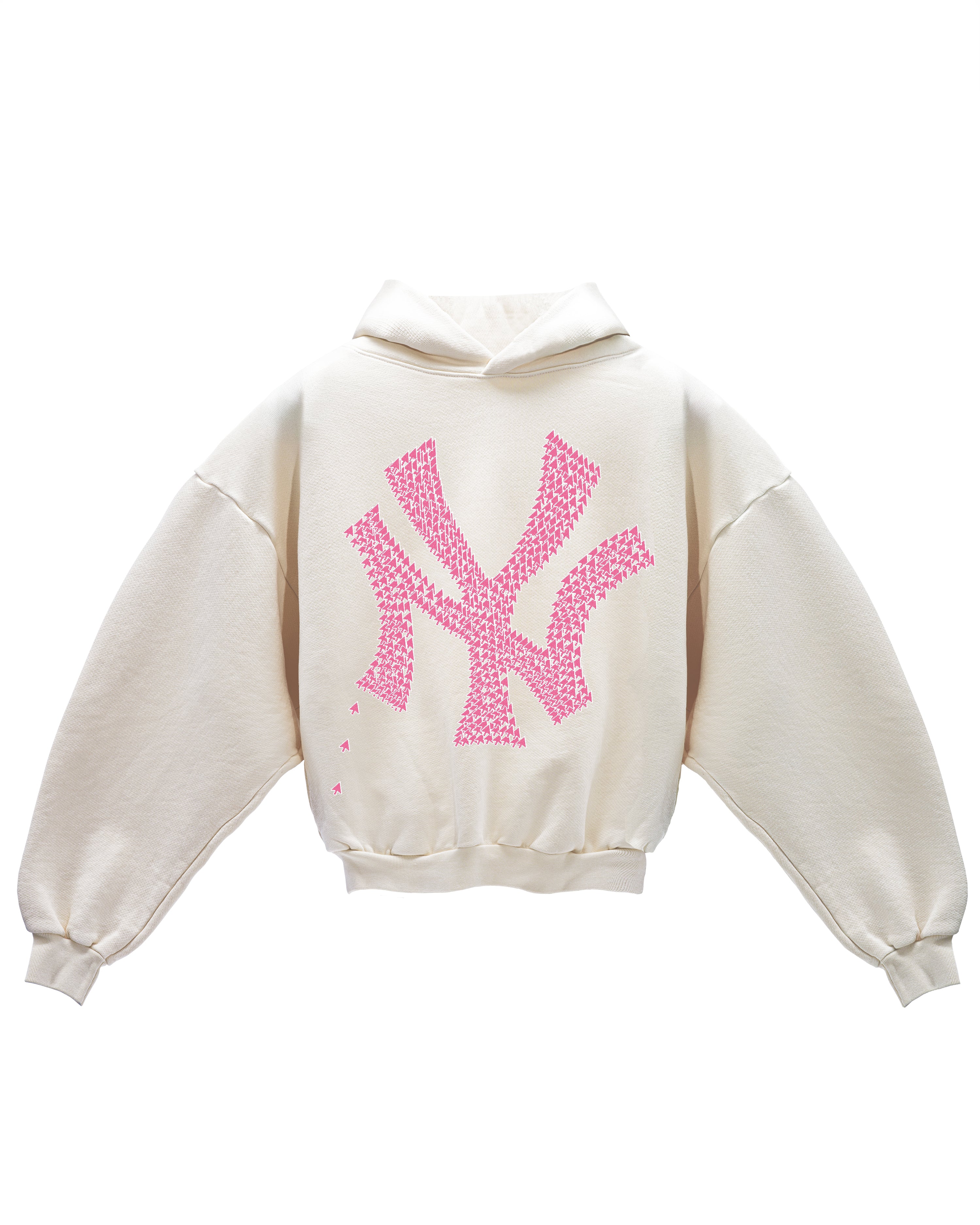 "NY" HOODIE (PINK VARIANTS)