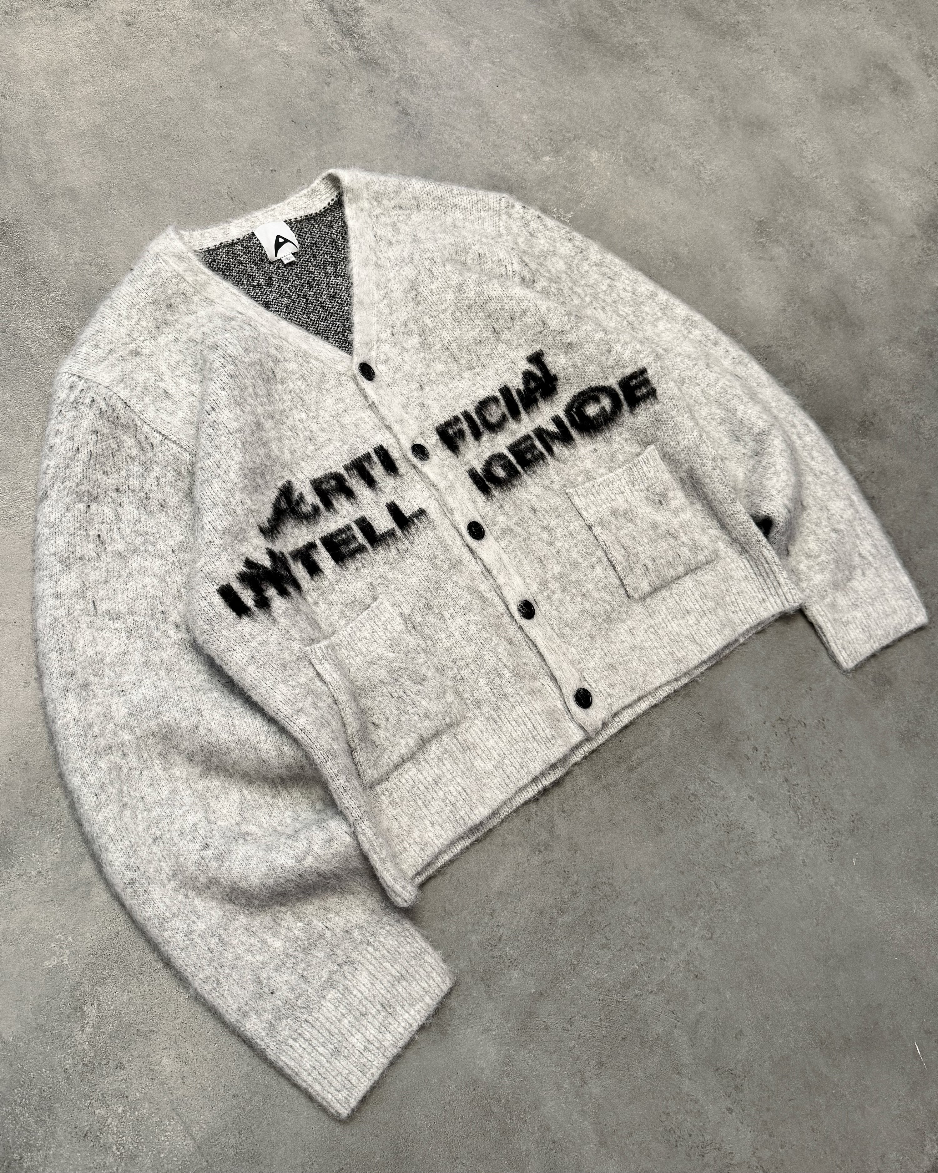 "ARTIFICIAL INTELLIGENCE" CARDIGAN