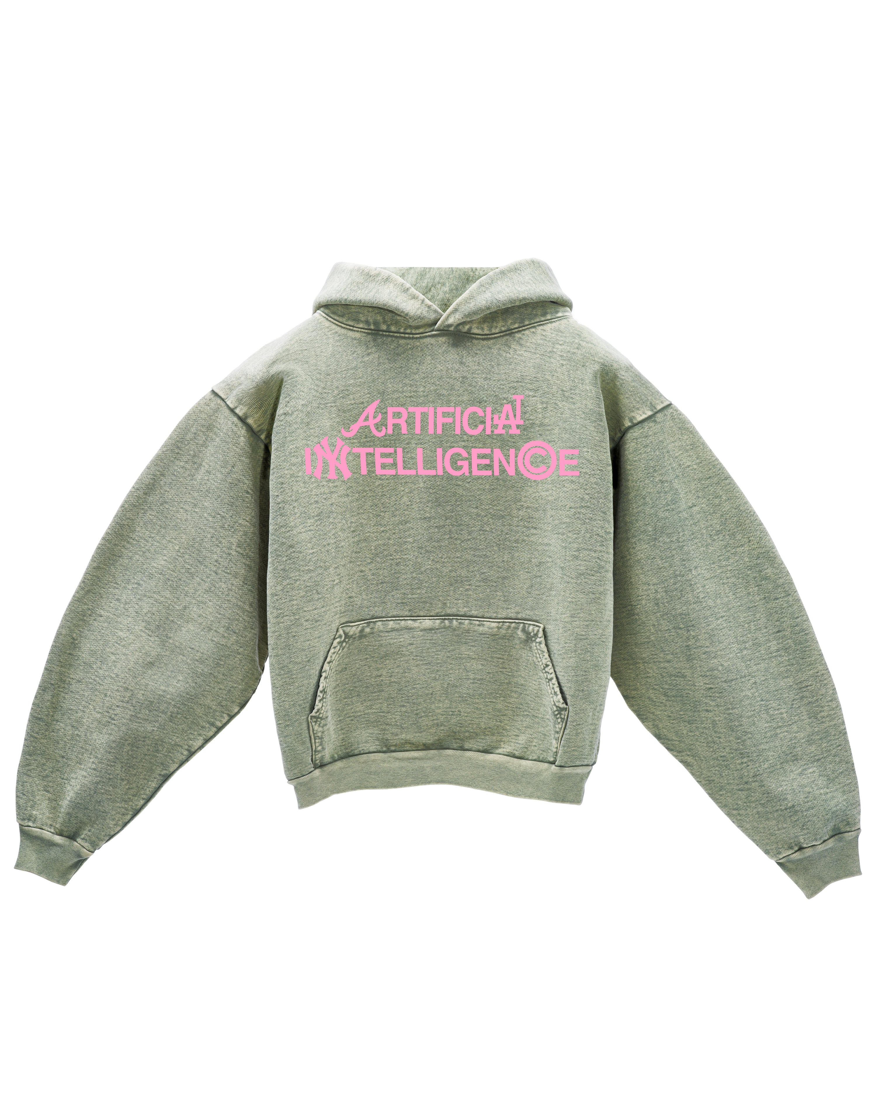"ARTIFICIAL INTELLIGENCE" HOODIE (PINK VARIANTS)