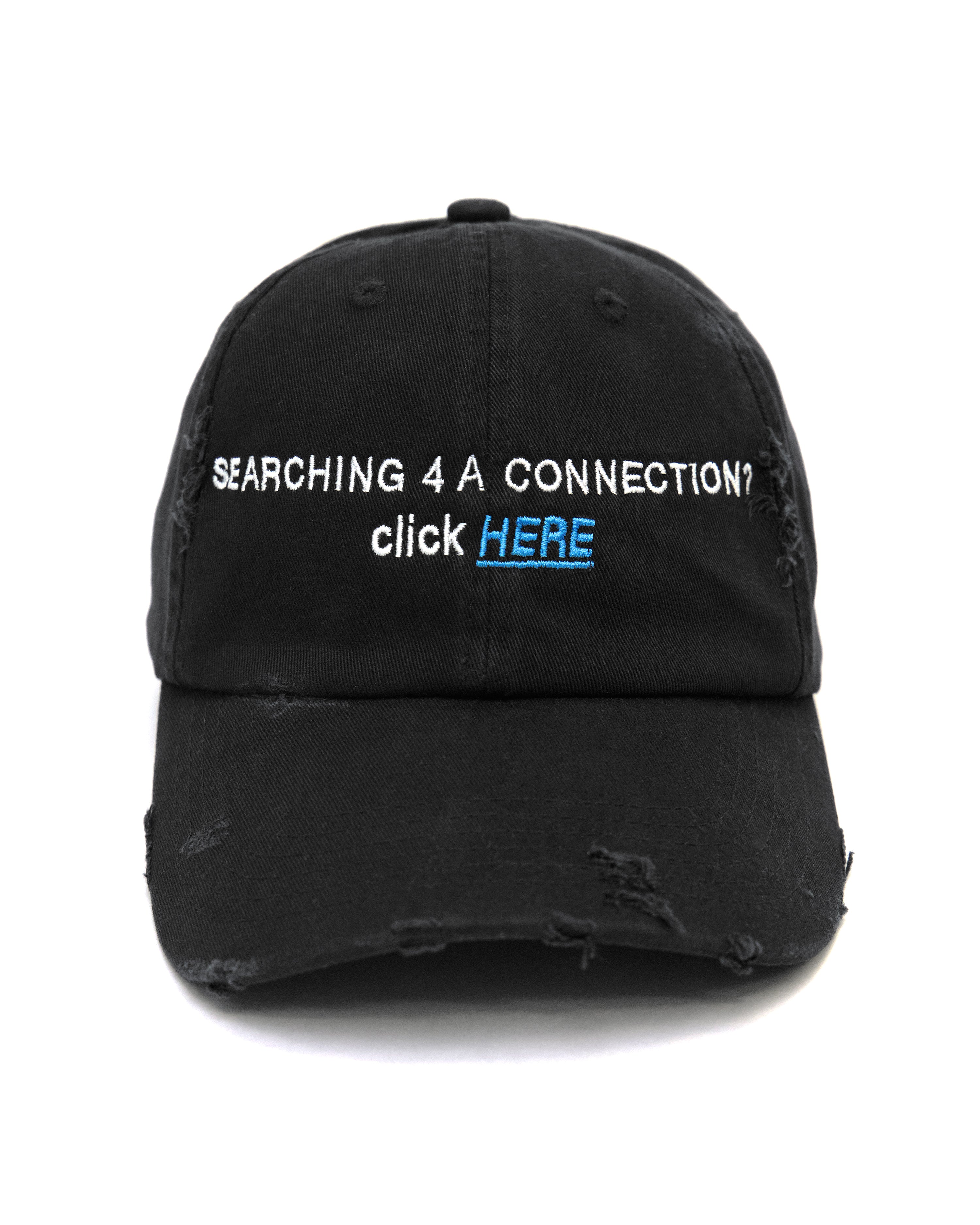"CLICK HERE" HAT