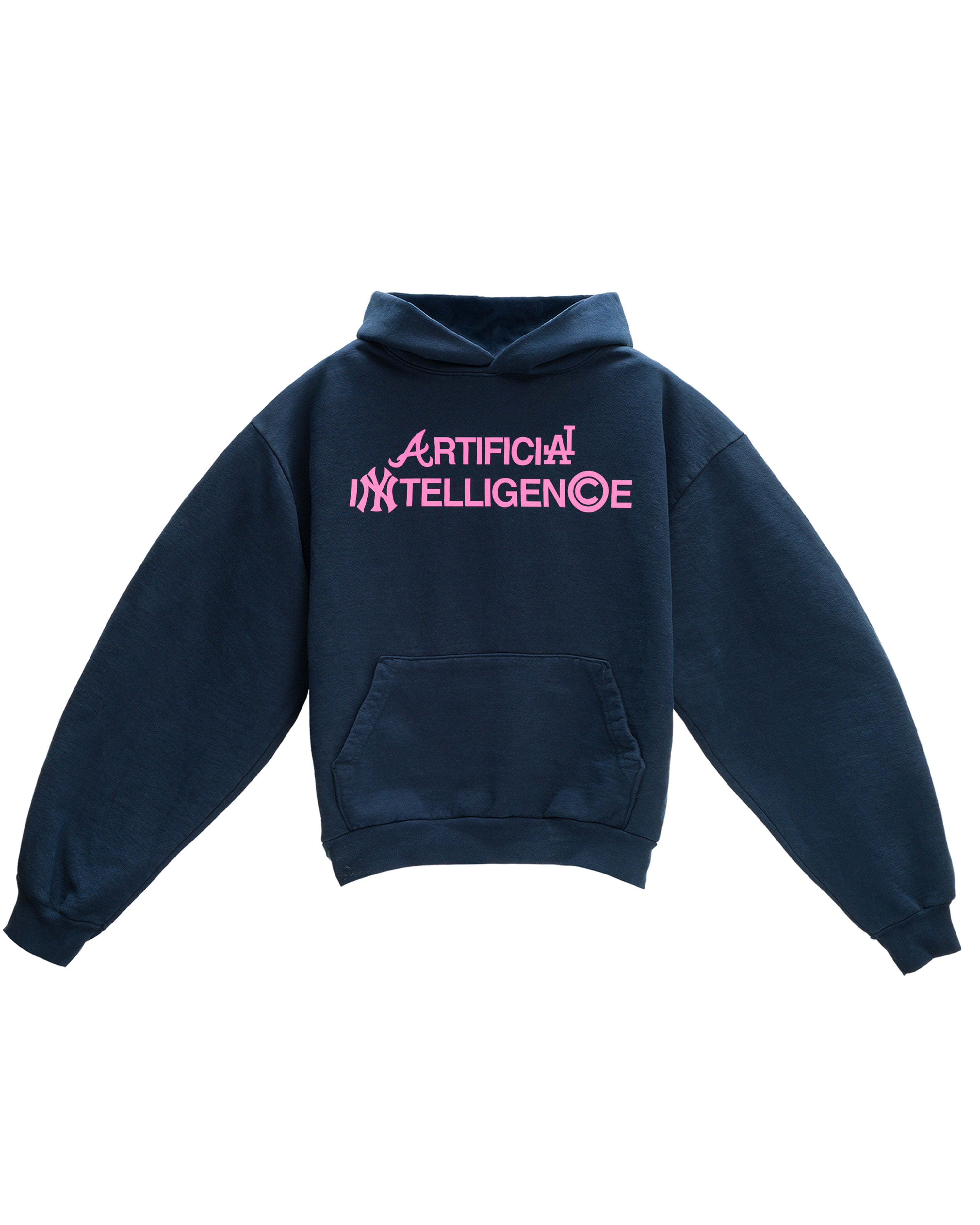 "ARTIFICIAL INTELLIGENCE" HOODIE (PINK VARIANTS)