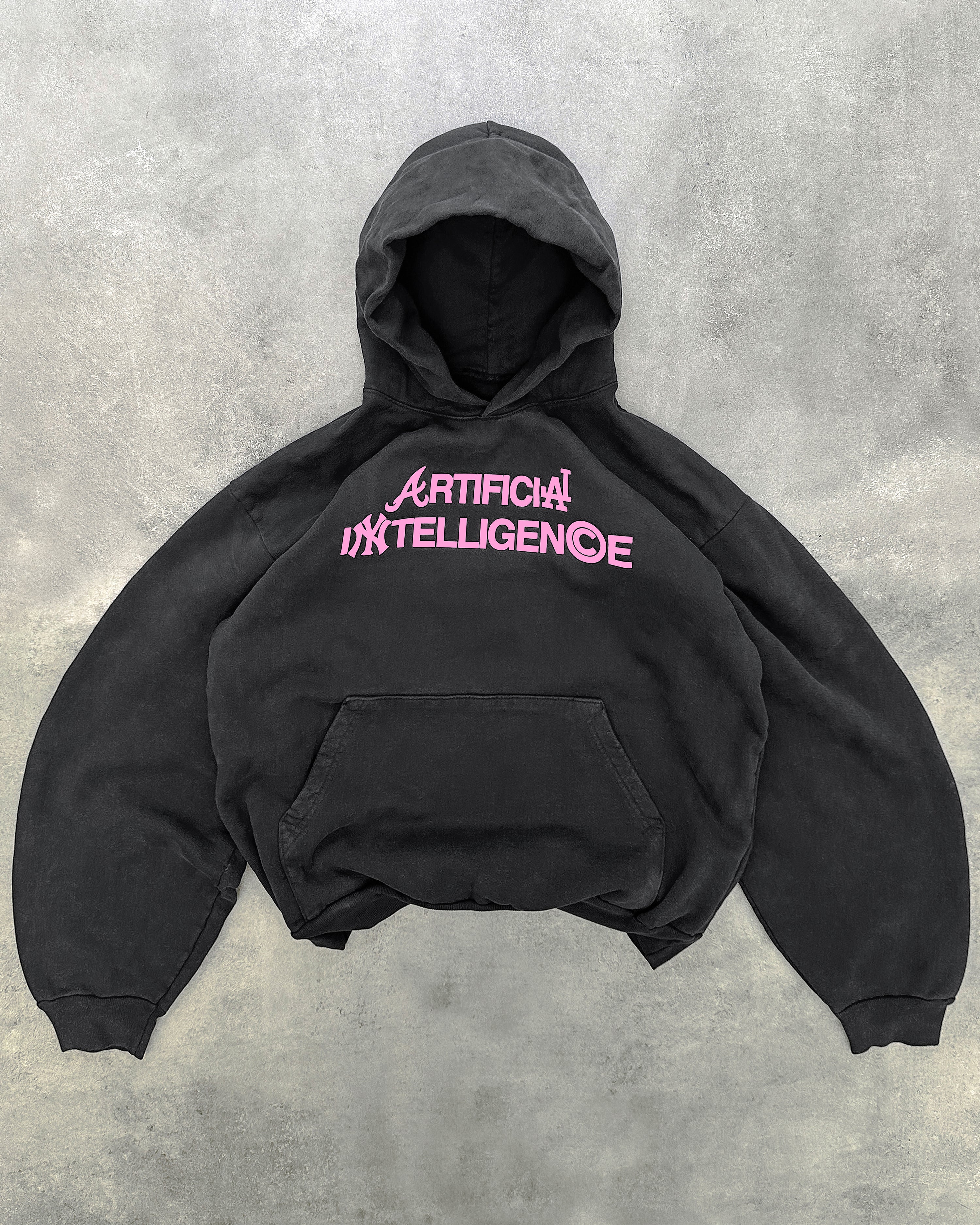 "ARTIFICIAL INTELLIGENCE" HOODIE (PINK VARIANTS)