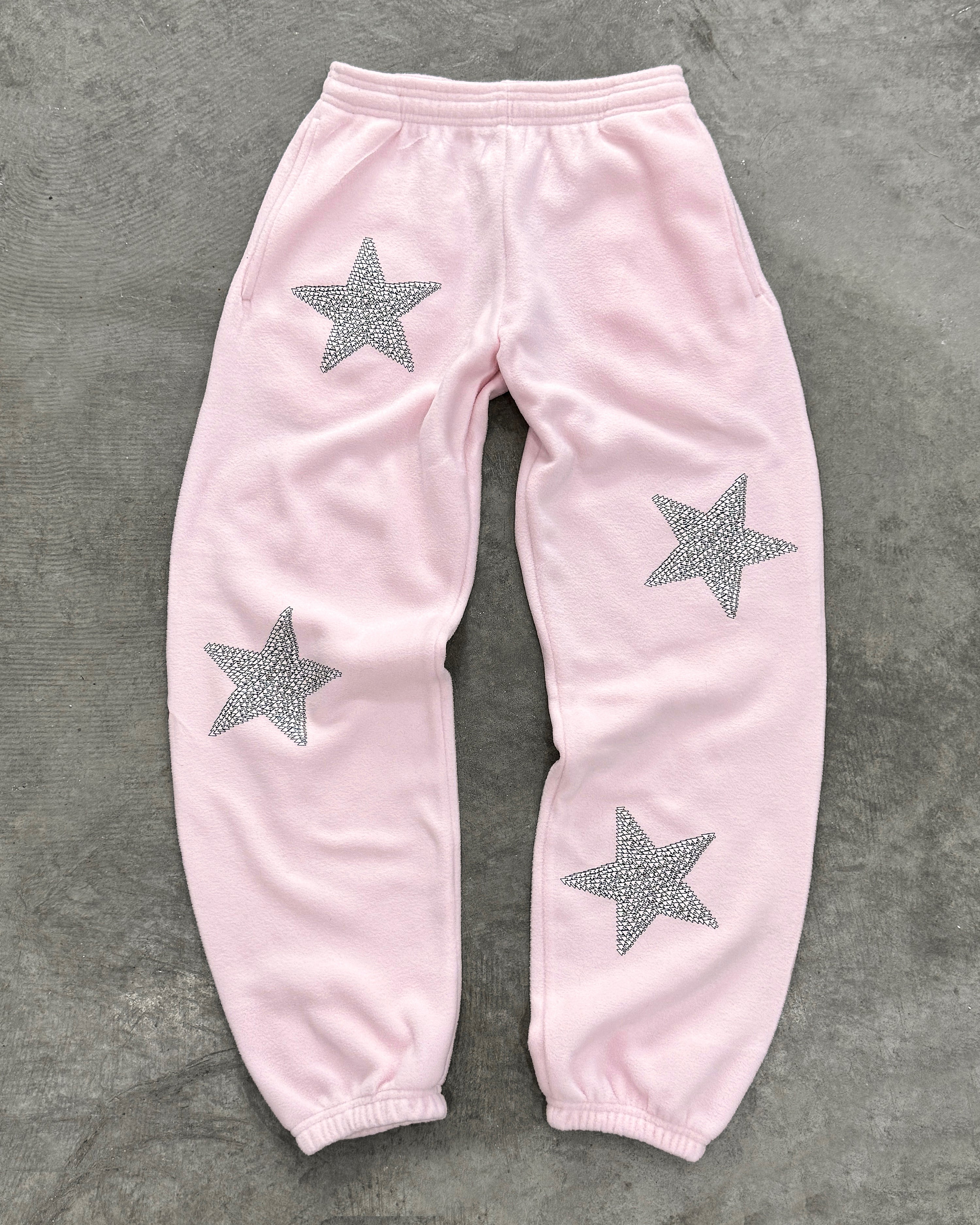 "STAR" FLEECE SWEATPANTS