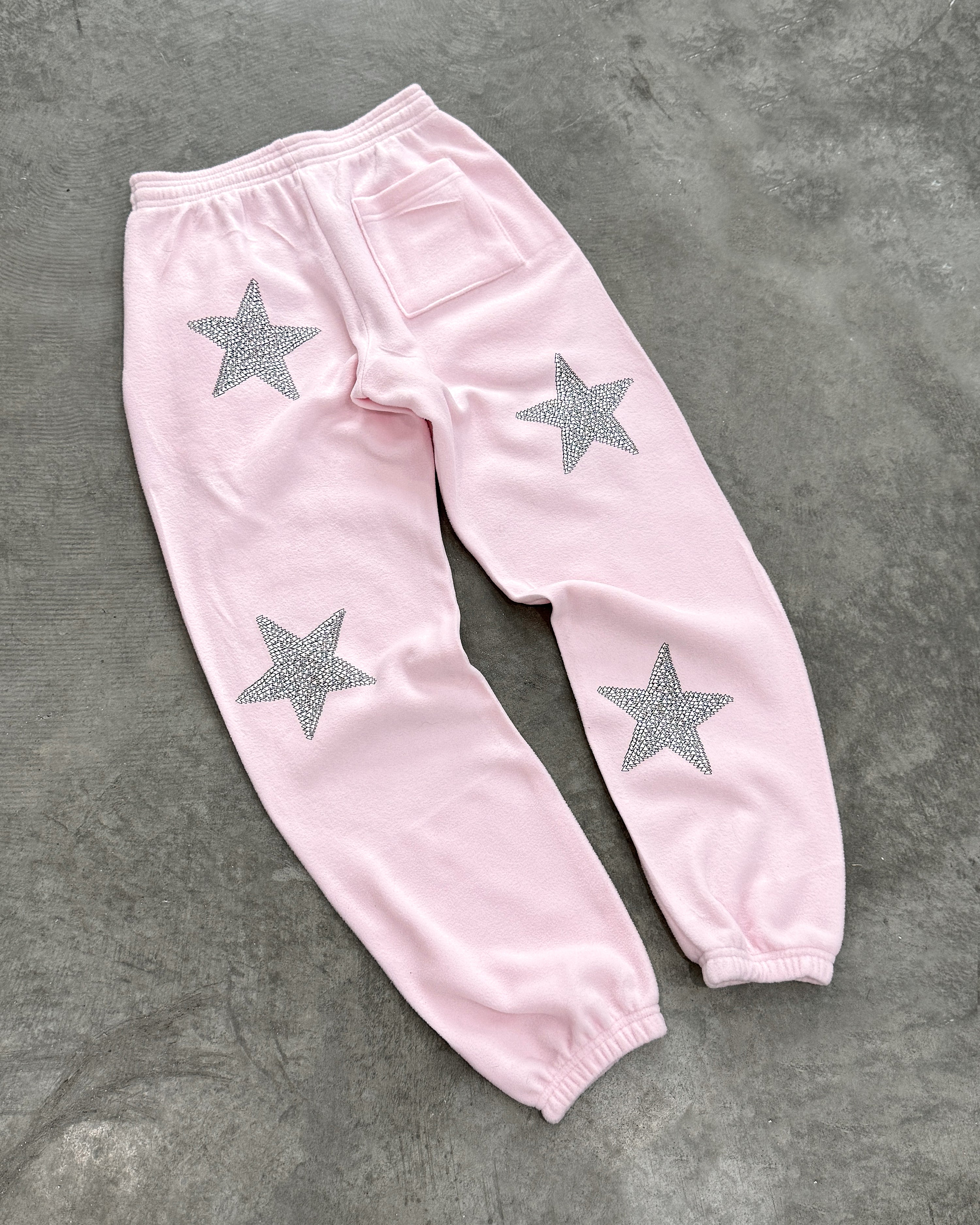"STAR" FLEECE SWEATPANTS