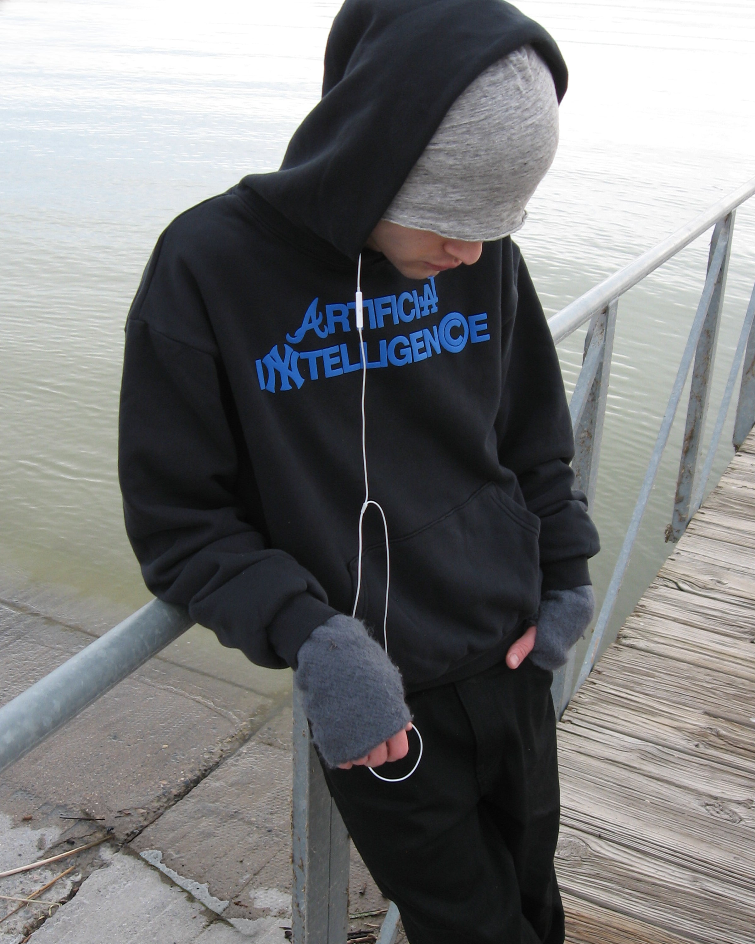 "ARTIFICIAL INTELLIGENCE" DOUBLE-LAYERED HOODIE