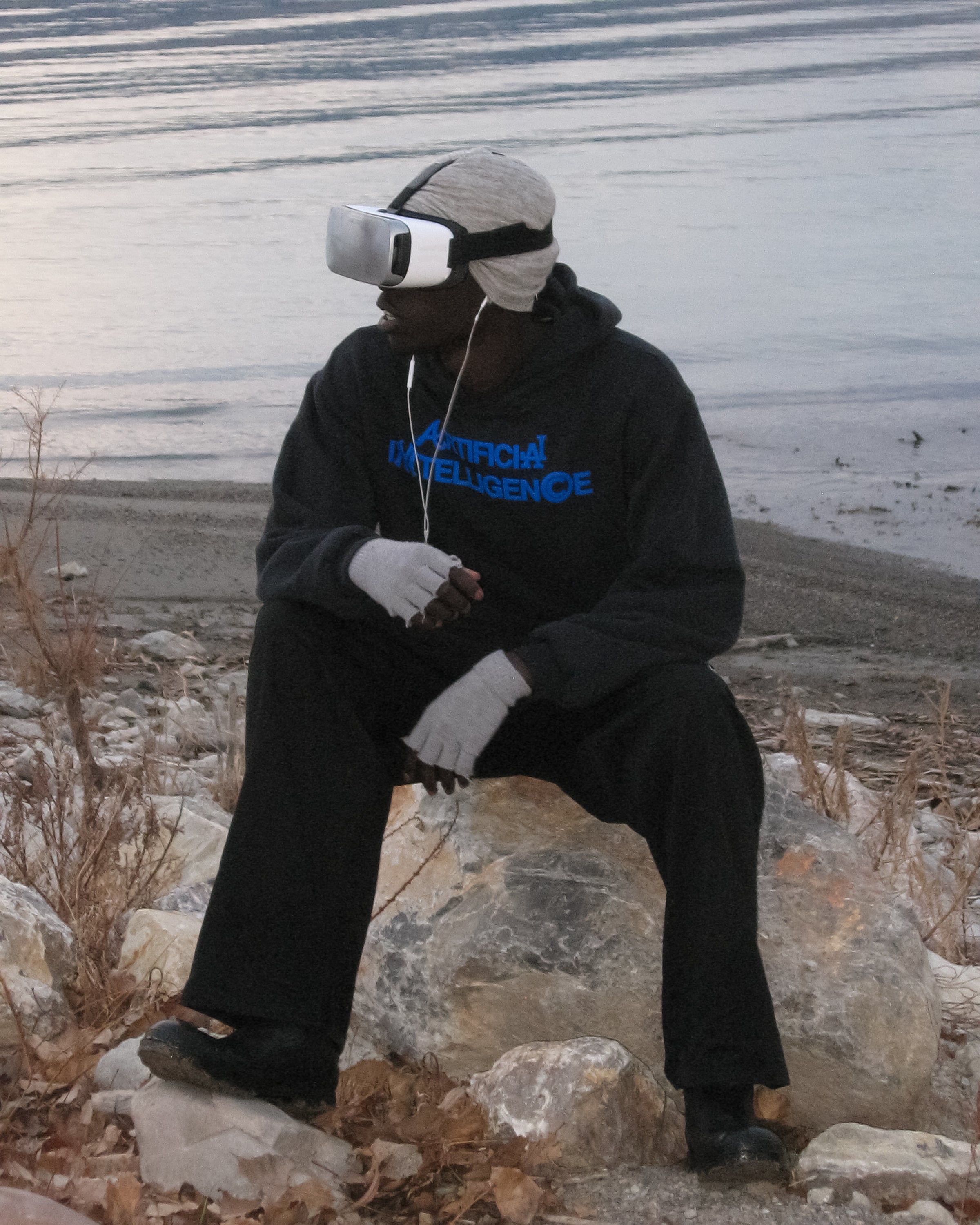 "ARTIFICIAL INTELLIGENCE" DOUBLE-LAYERED HOODIE