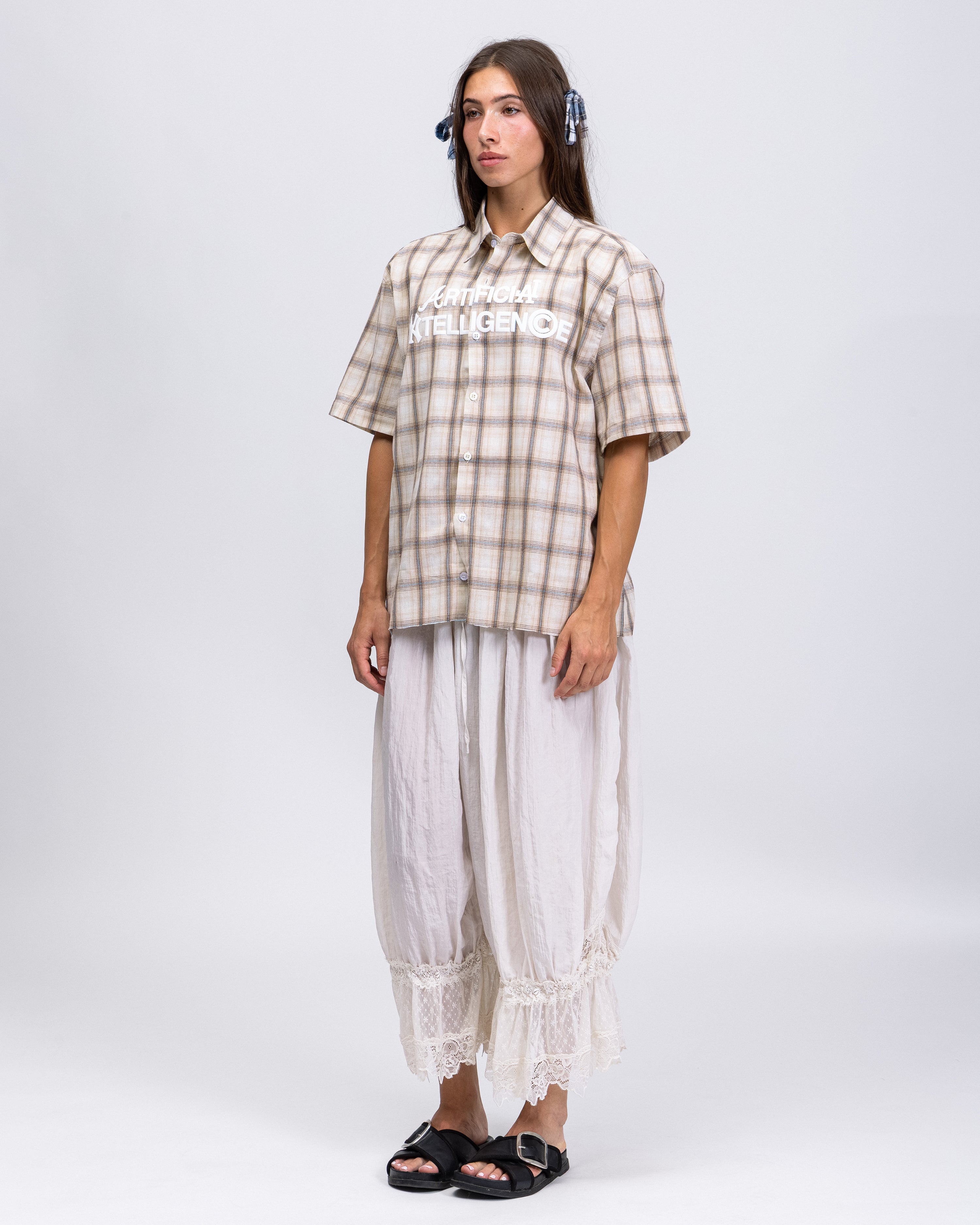 "ARTIFICIAL INTELLIGENCE" BUTTON-UP SHIRT