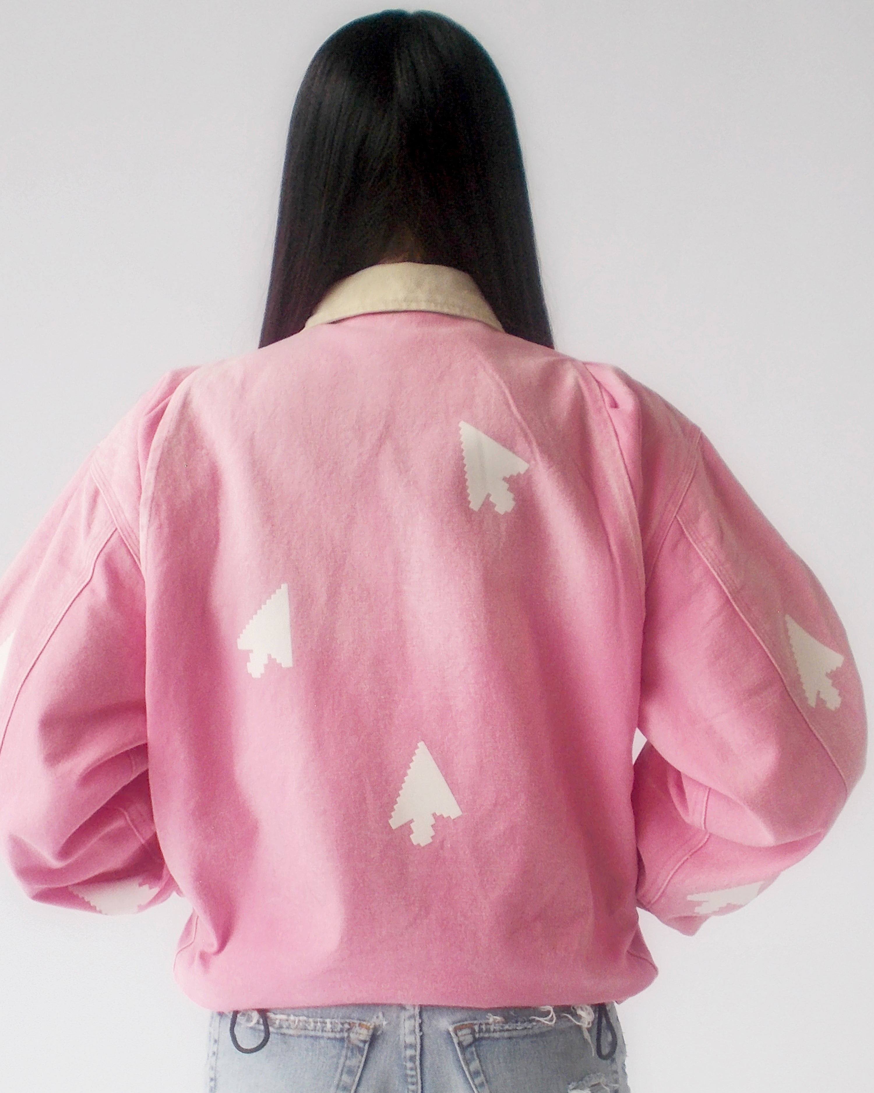 "NY" FADED PINK WORK JACKET