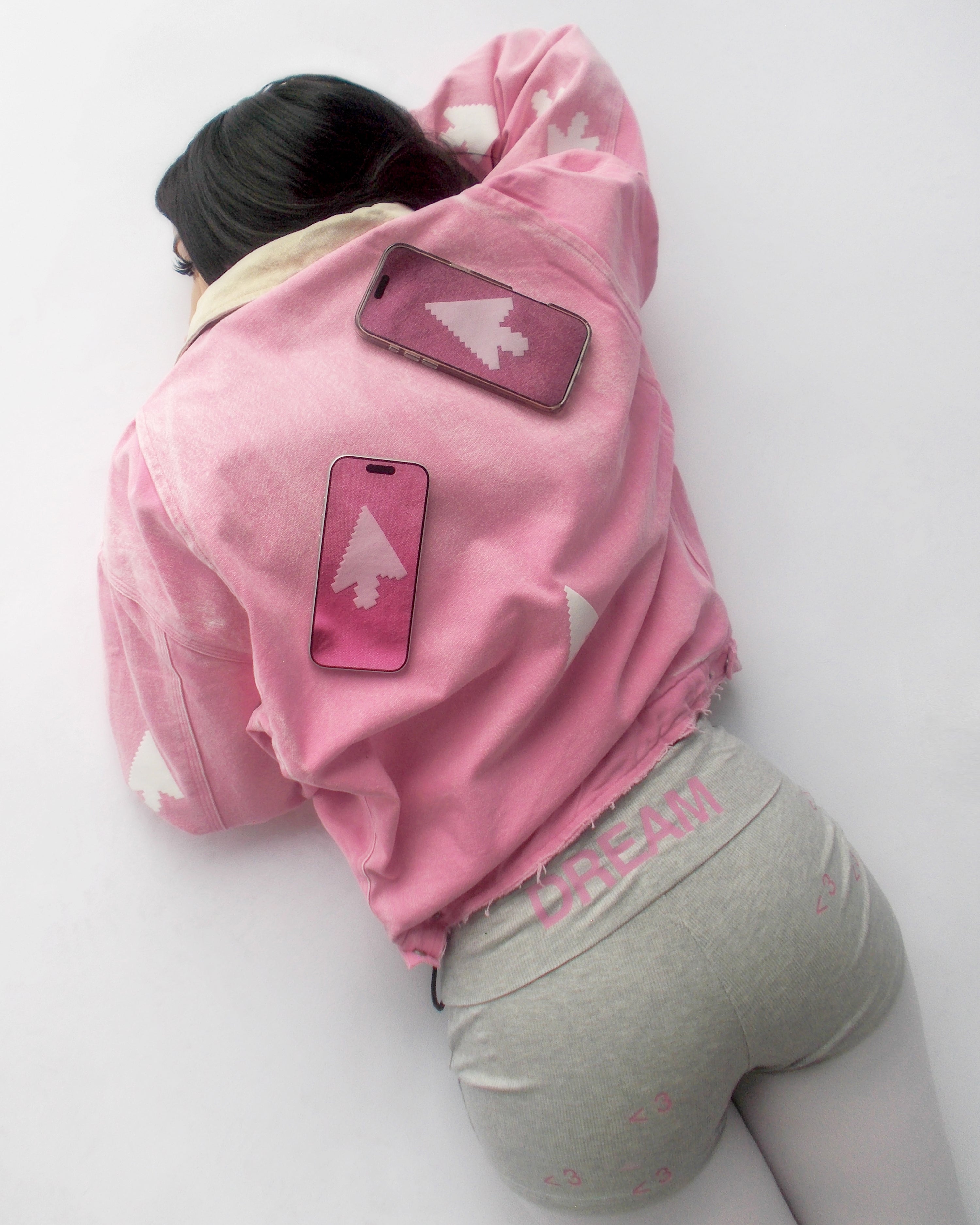 "NY" FADED PINK WORK JACKET