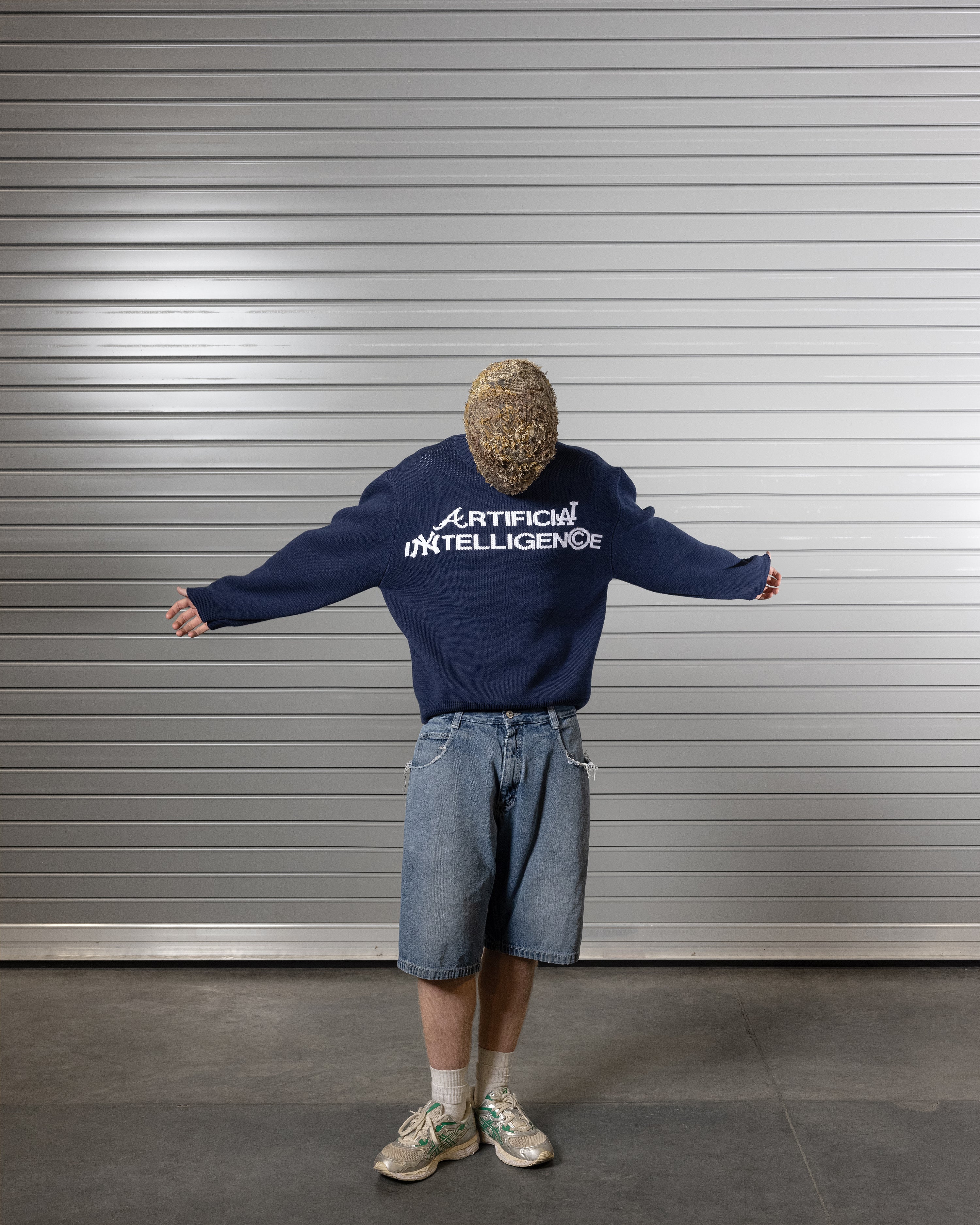 "ARTIFICIAL INTELLIGENCE" KNIT SWEATER