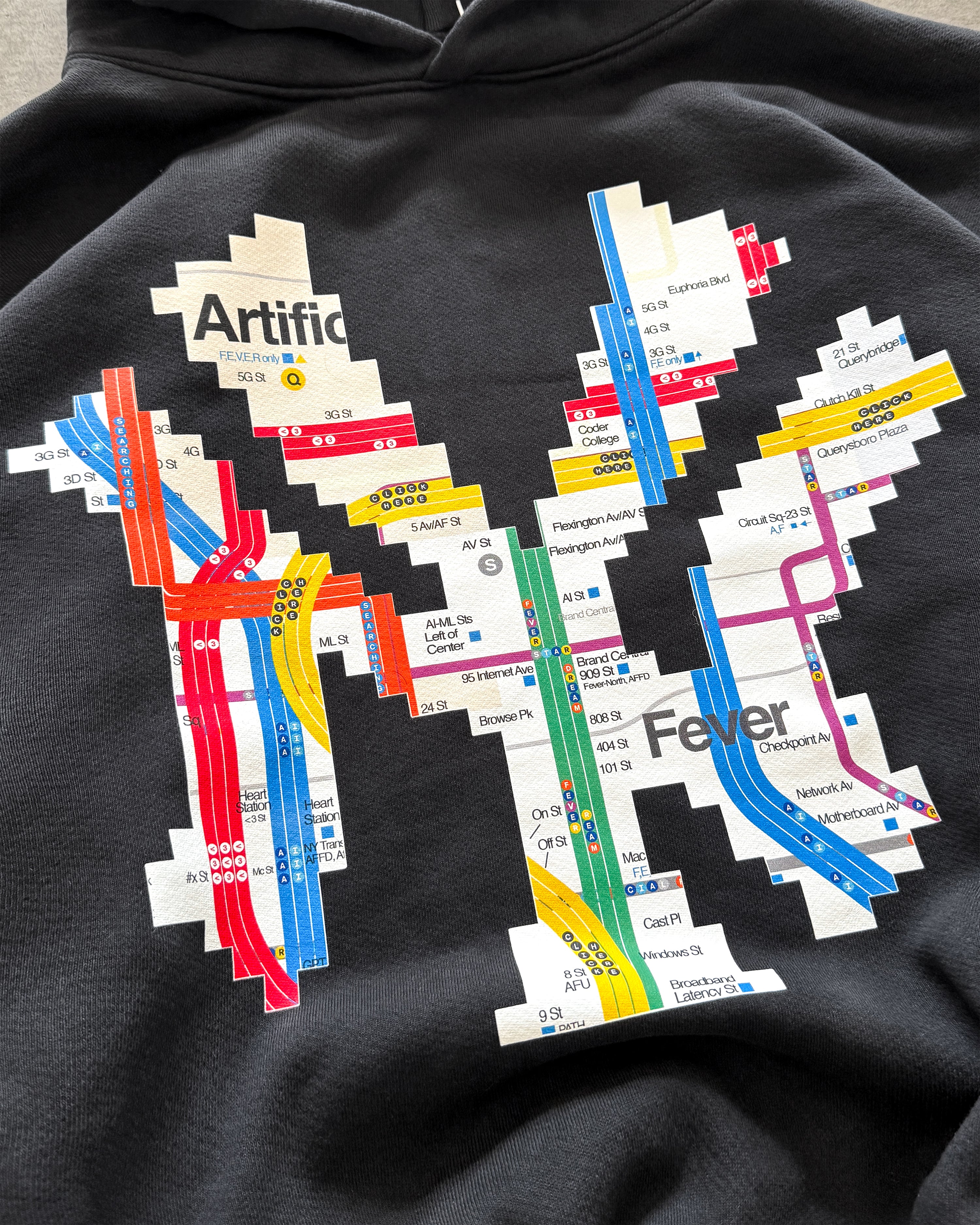 "NY" SUBWAY HOODIE