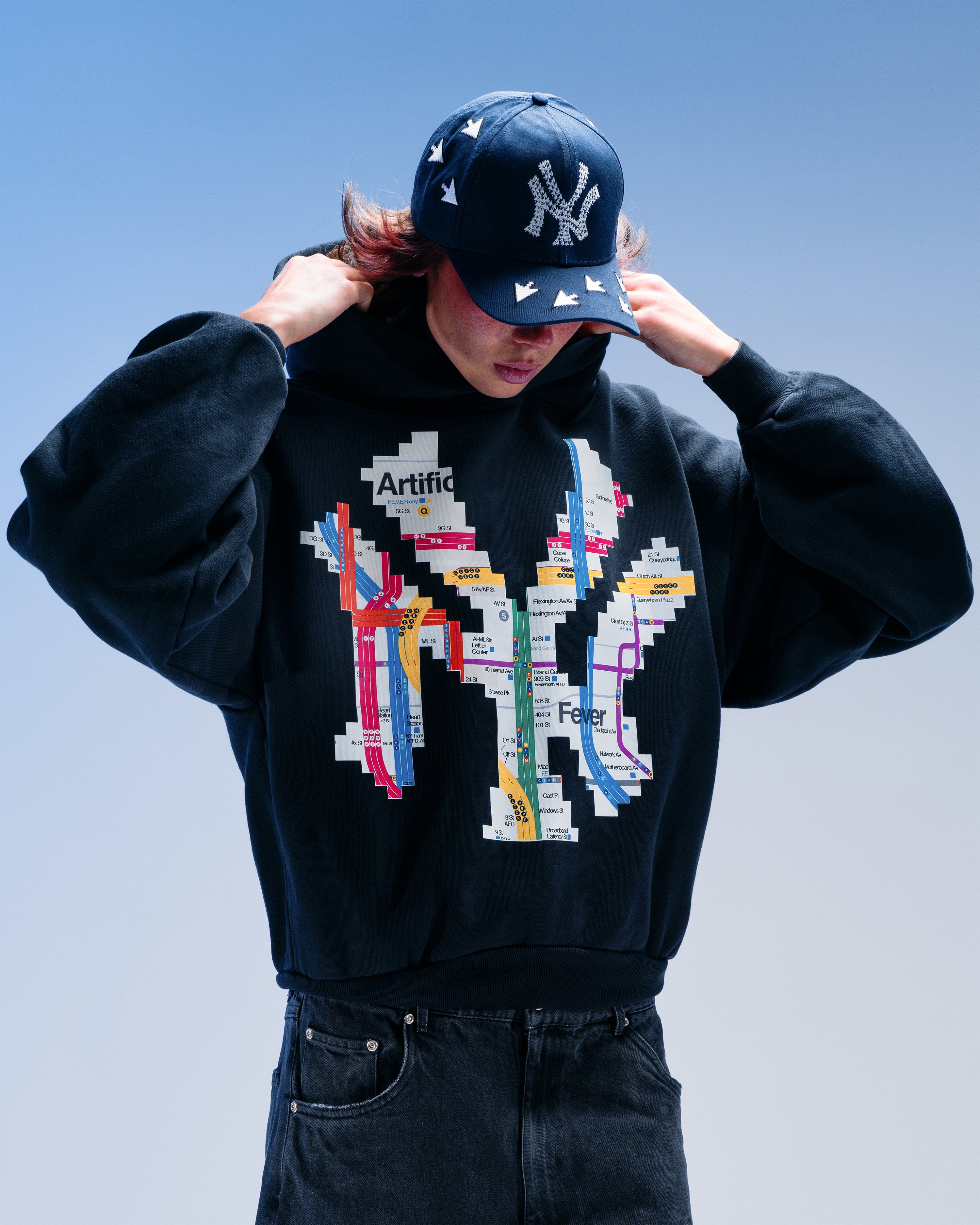 "NY" SUBWAY HOODIE