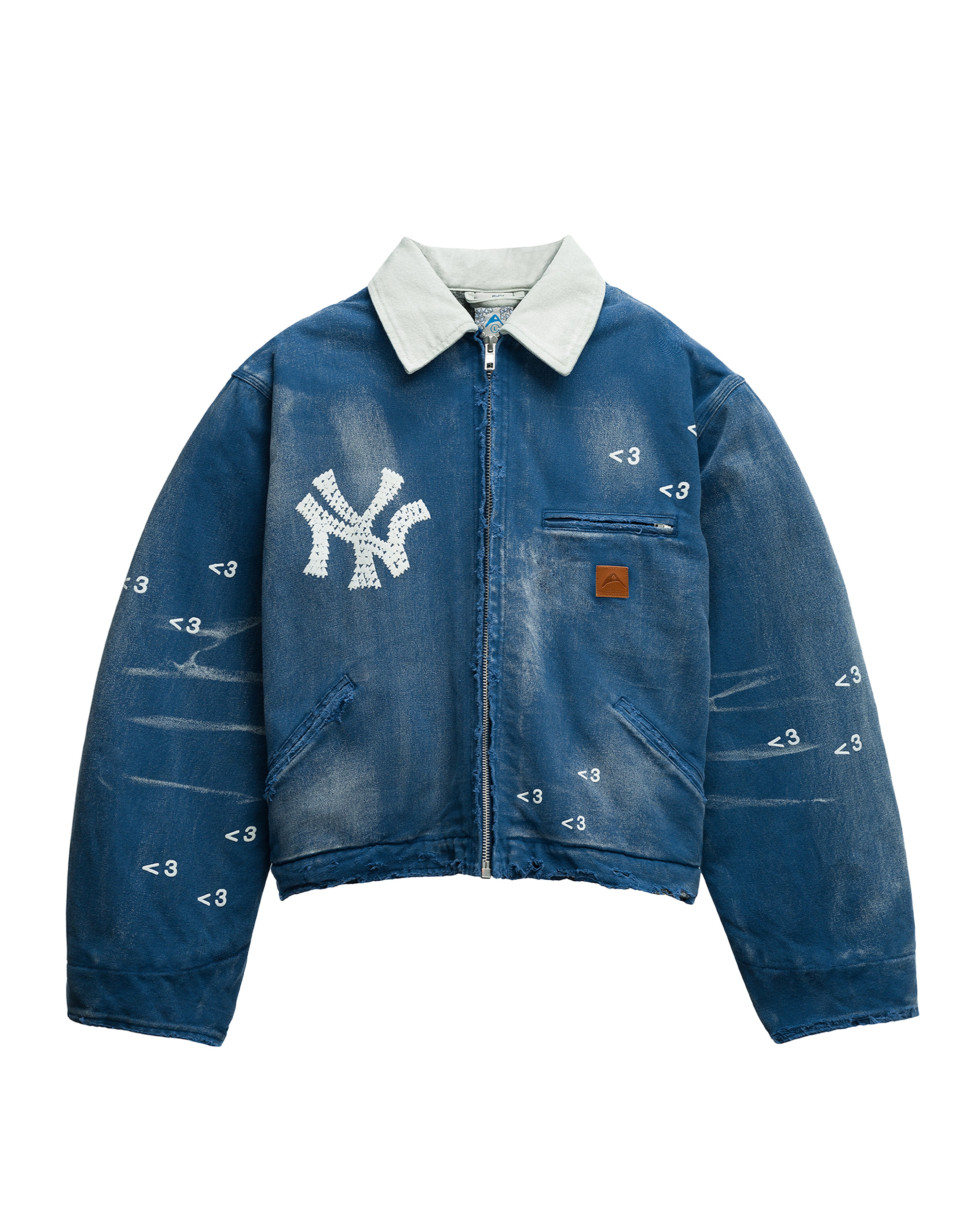 "NY" FADED NAVY WORK JACKET