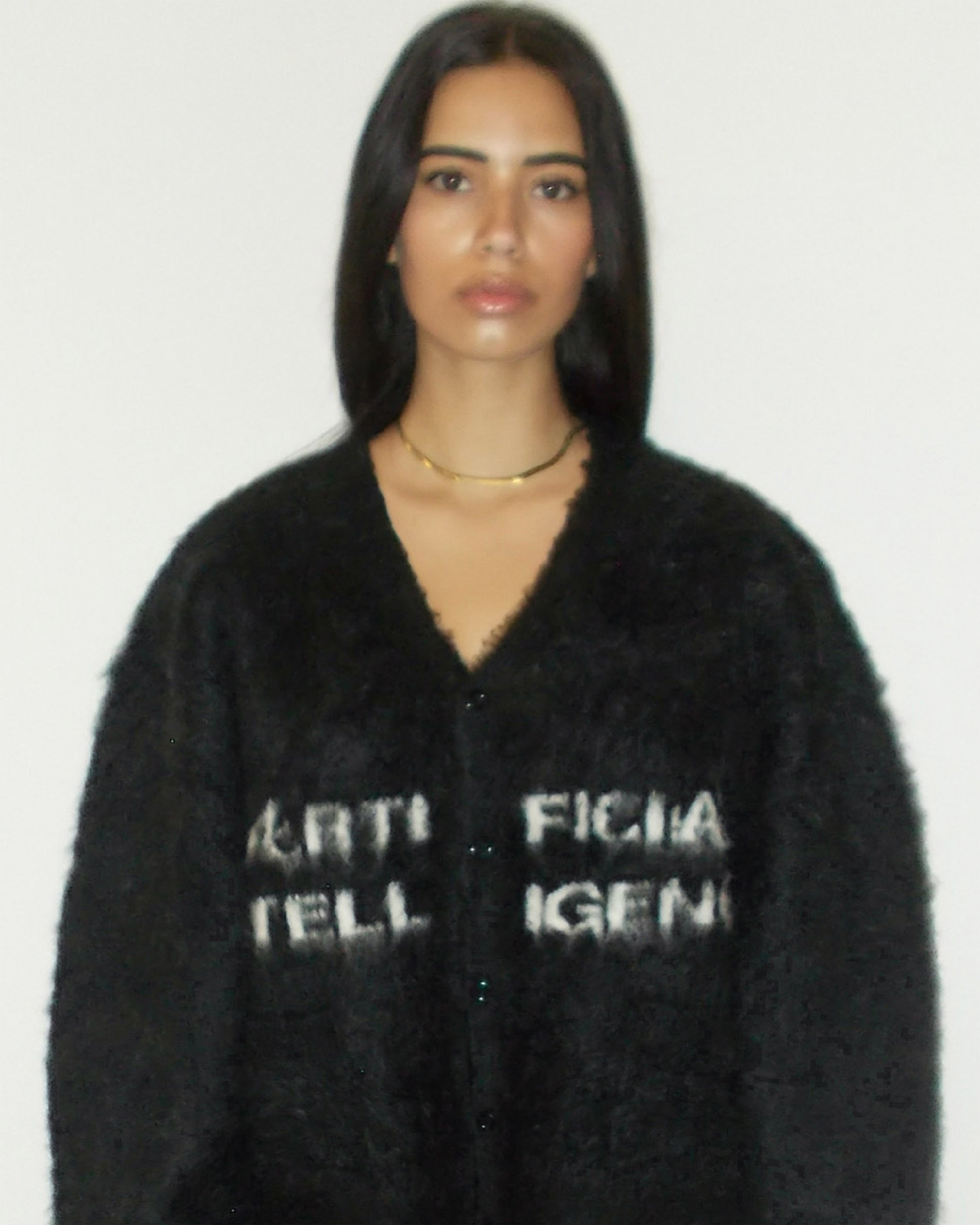 "ARTIFICIAL INTELLIGENCE" CARDIGAN