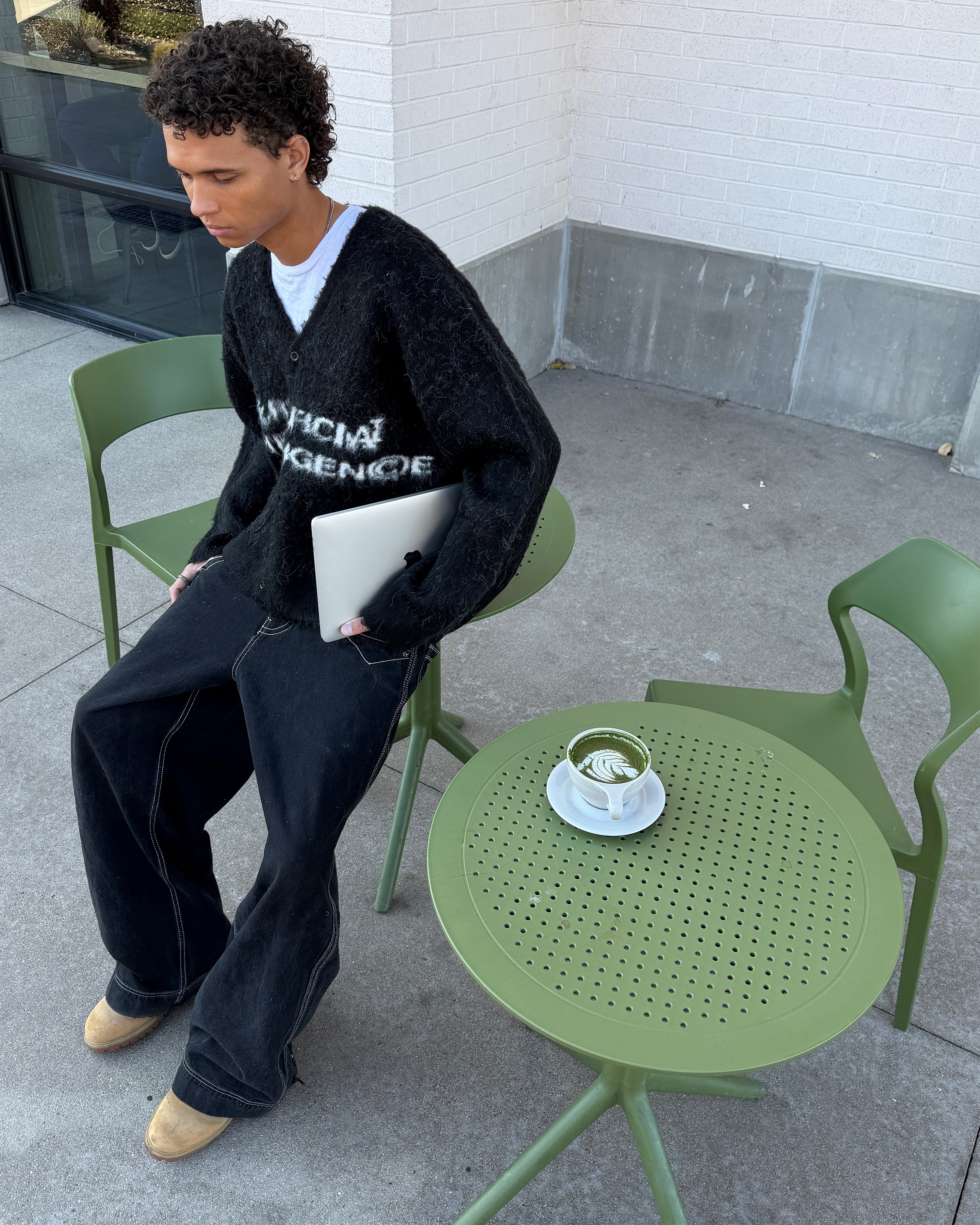 "ARTIFICIAL INTELLIGENCE" CARDIGAN