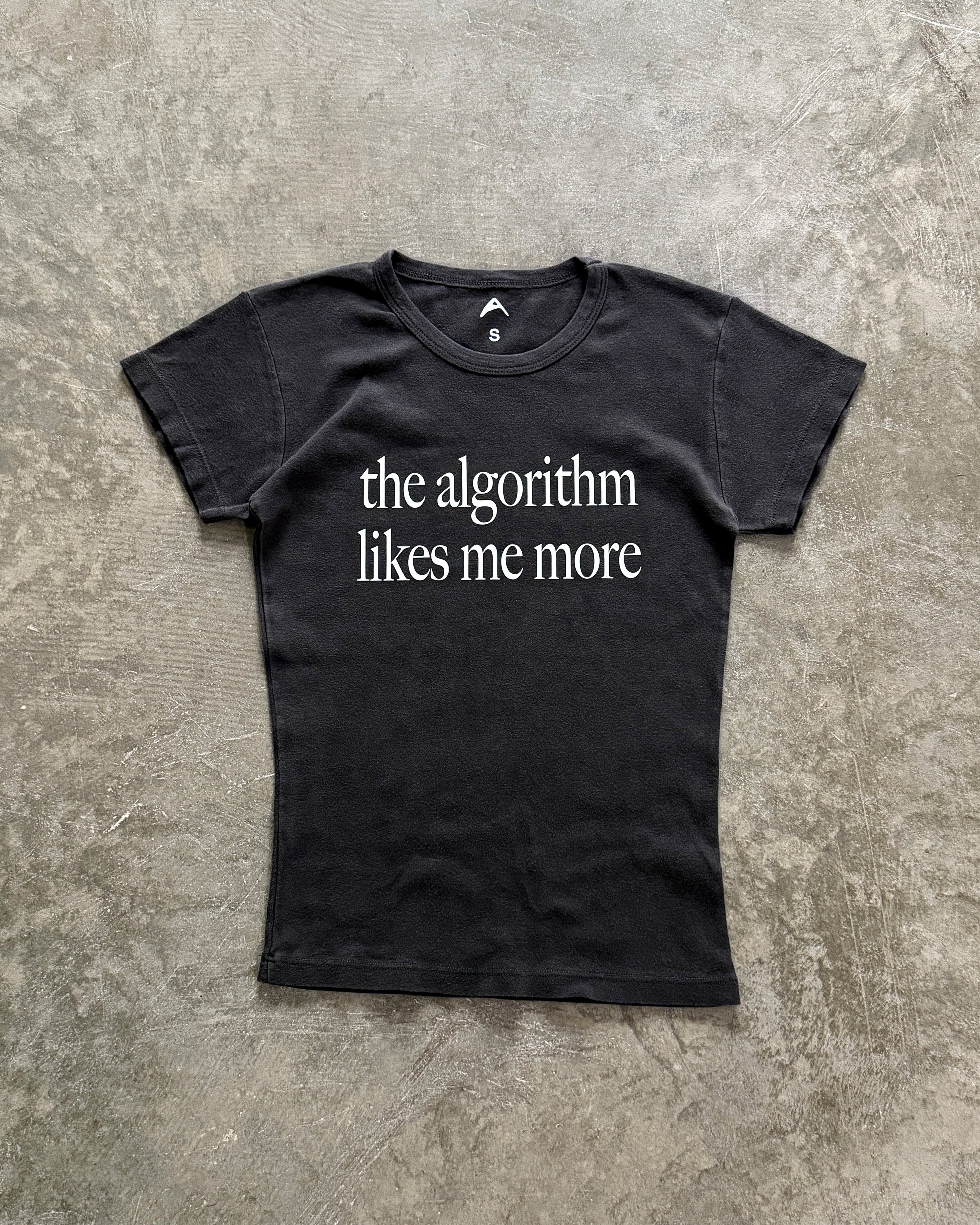 "ALGORITHM" BABY RIB TEE