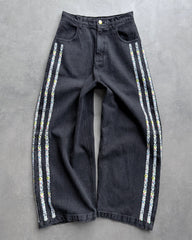 WORLD CUP “STRIPES” BLACK DENIM