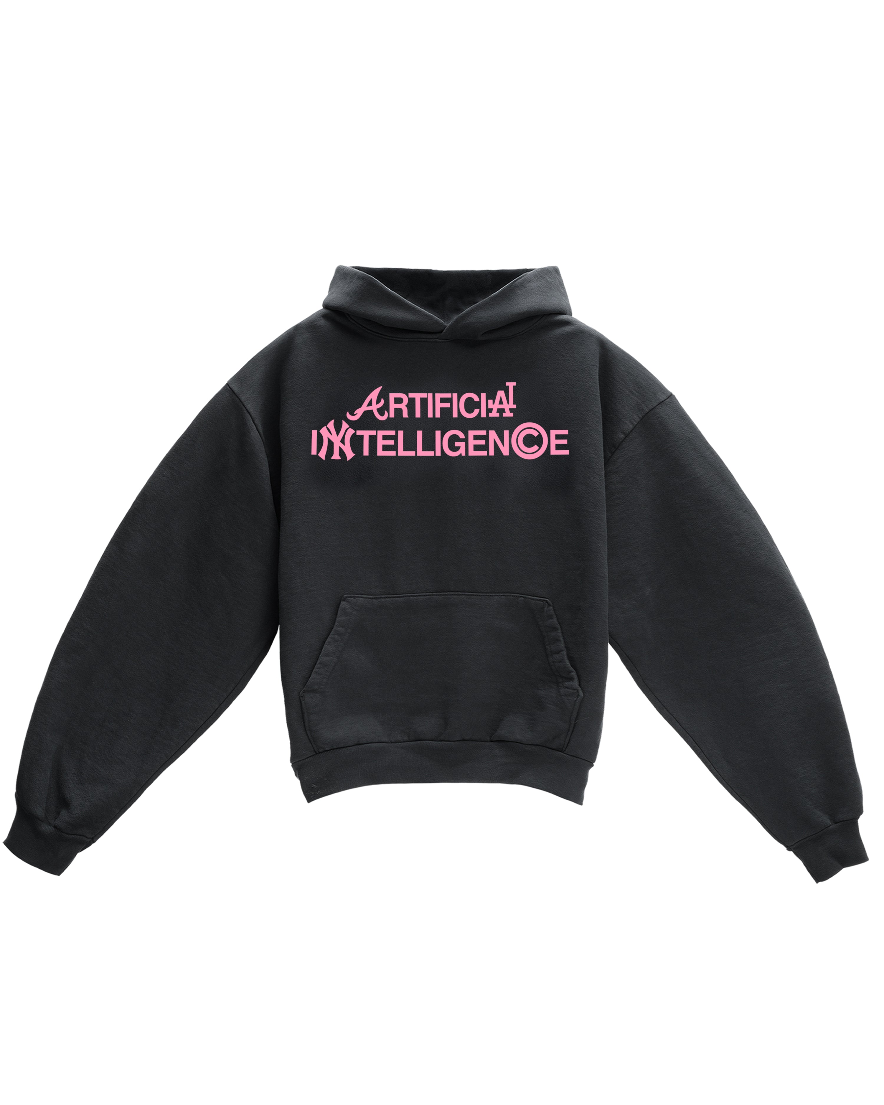 "ARTIFICIAL INTELLIGENCE" HOODIE (PINK VARIANTS)
