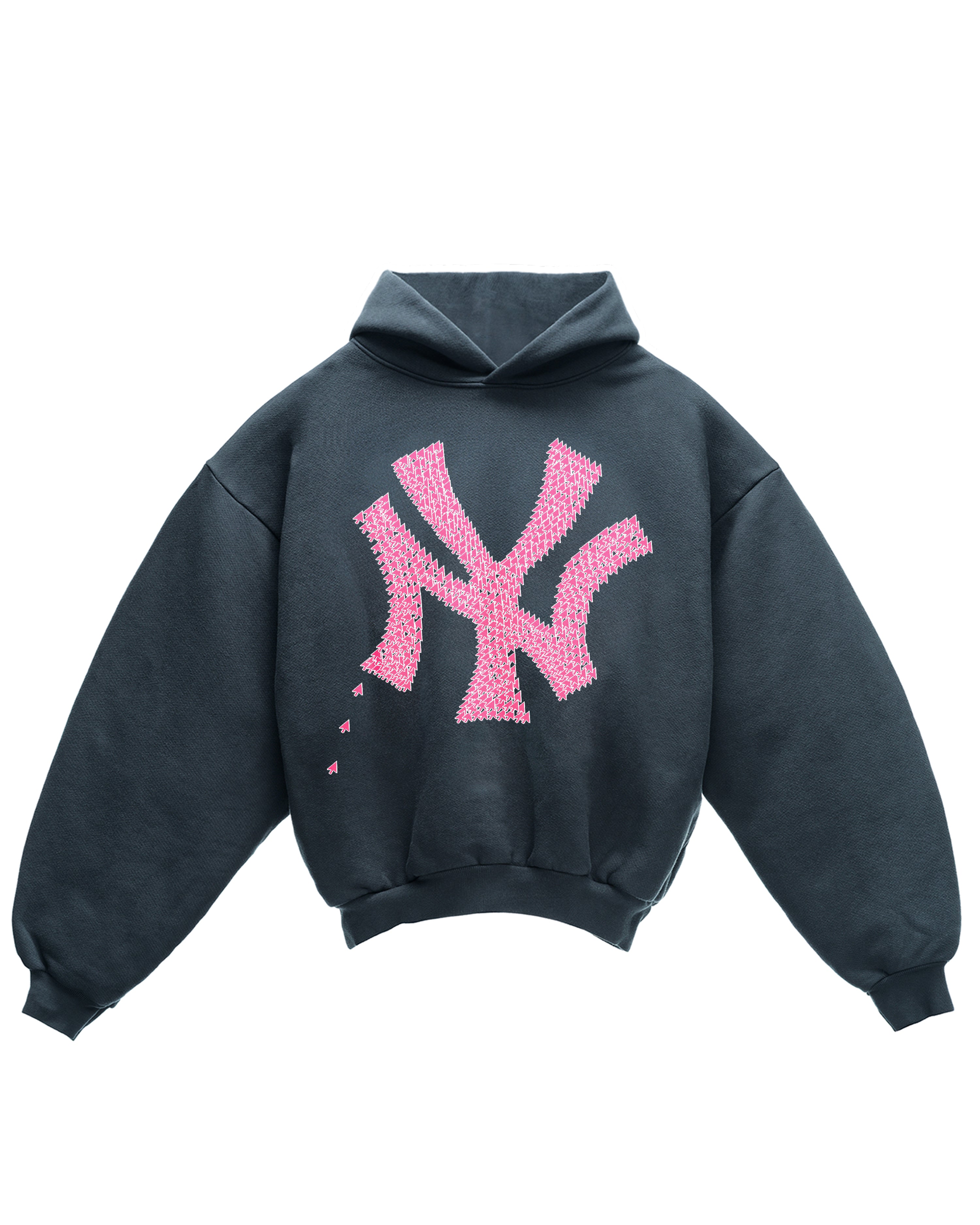 "NY" HOODIE (PINK VARIANTS)