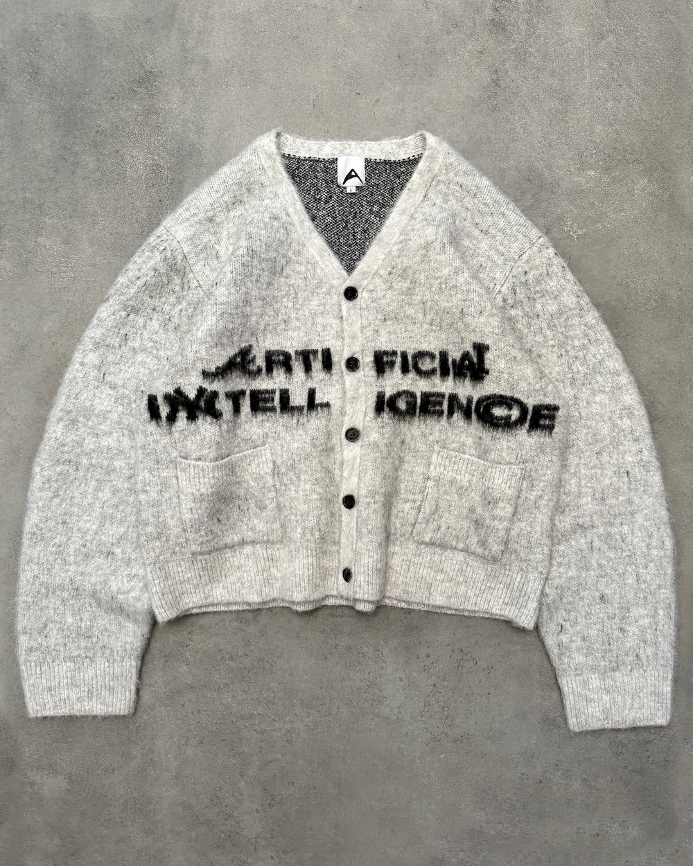 "ARTIFICIAL INTELLIGENCE" CARDIGAN