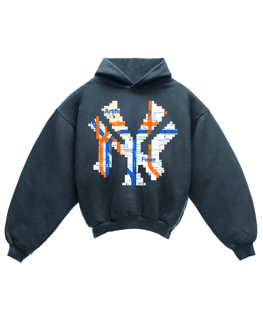 "NYK" SUBWAY HOODIE