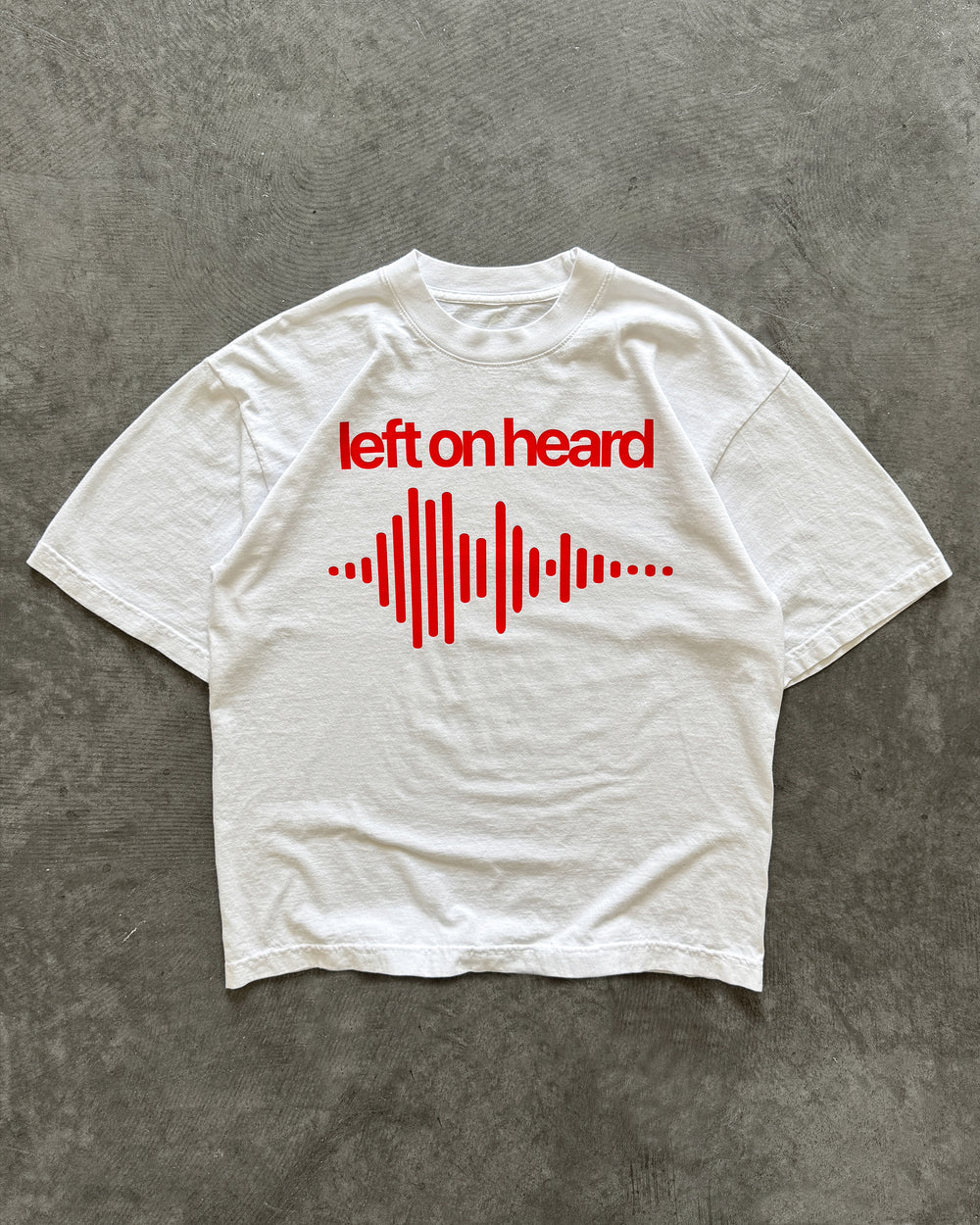 "LEFT ON HEARD" T-SHIRT