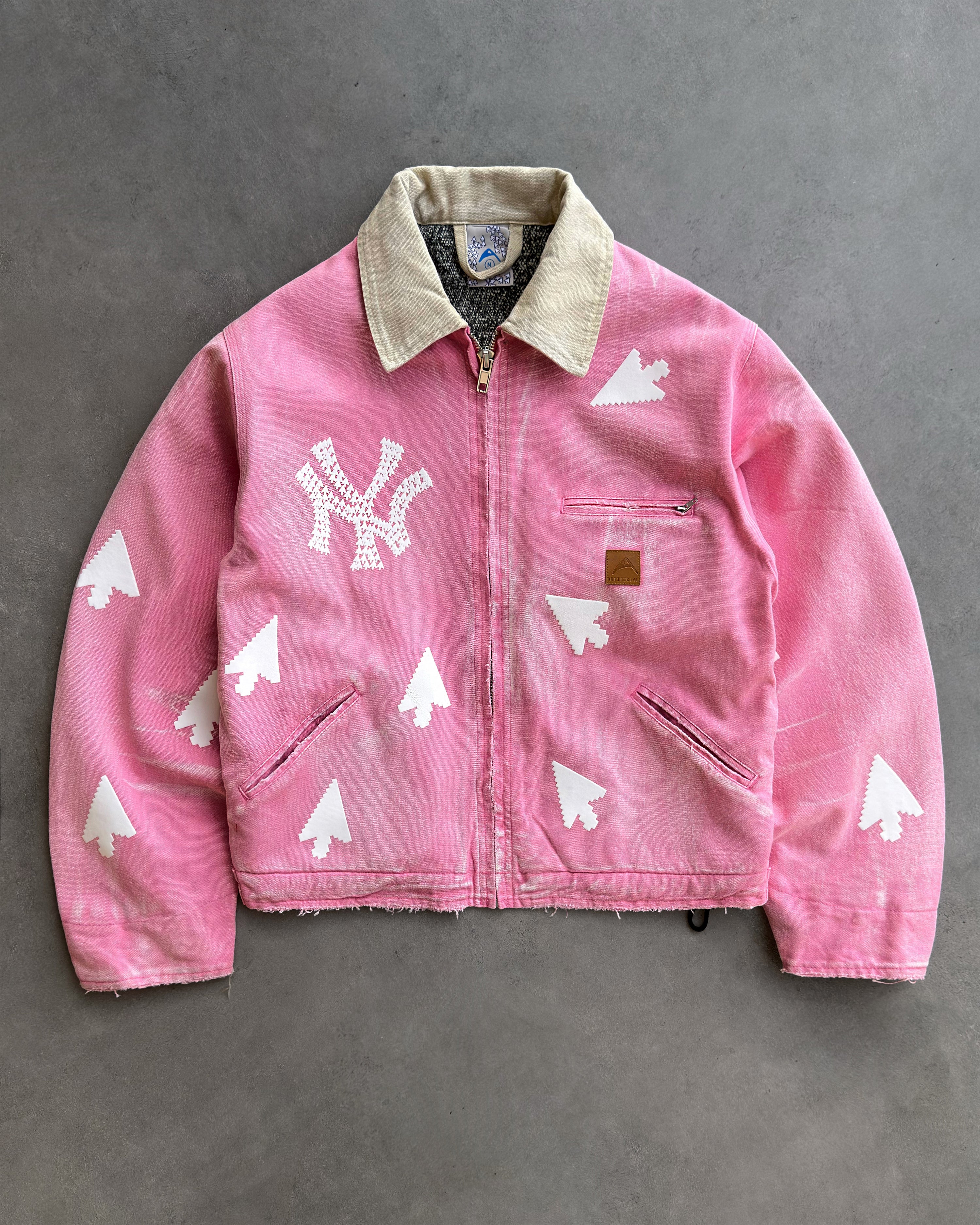 "NY" FADED PINK WORK JACKET