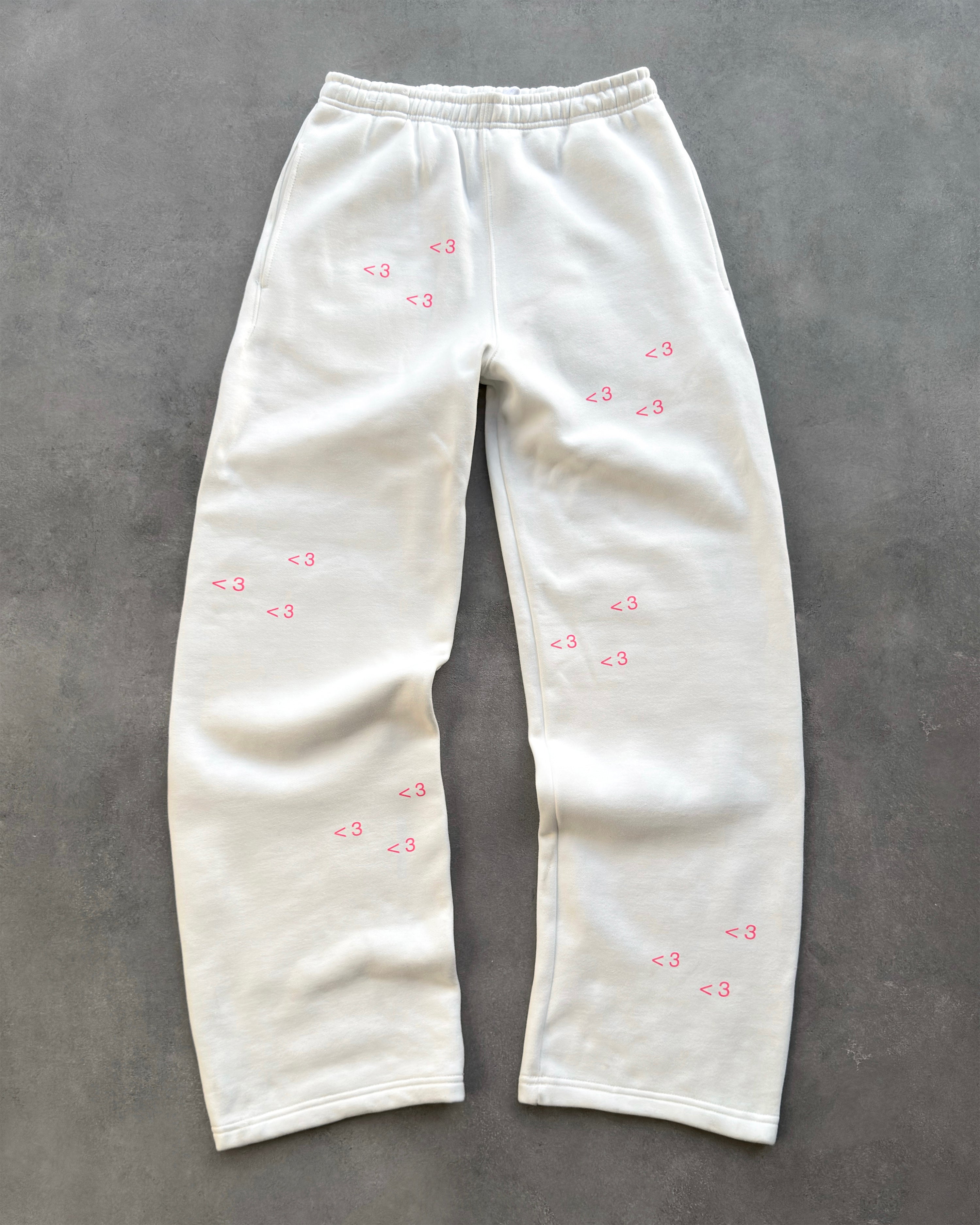 "HEART" SWEATPANTS
