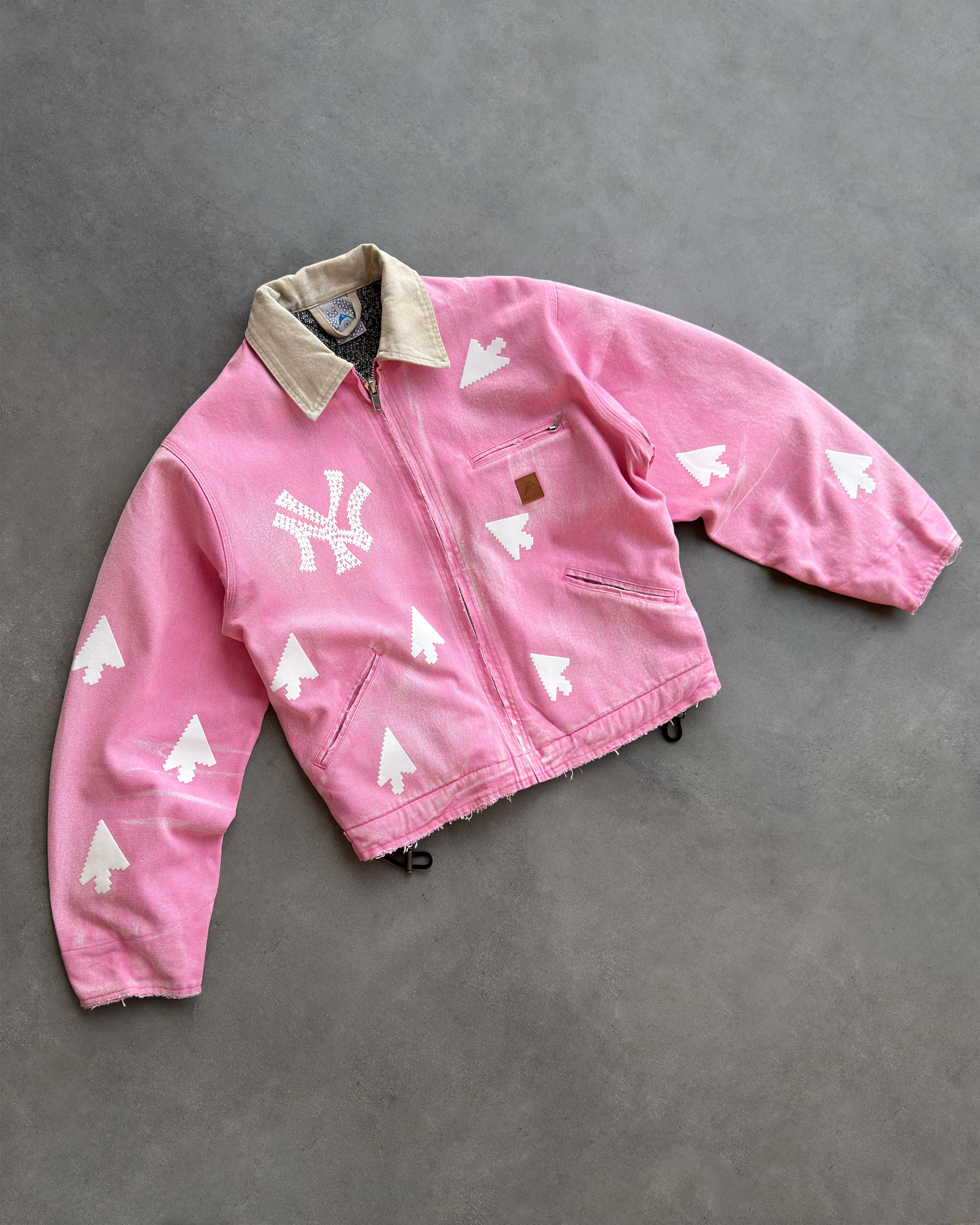 "NY" FADED PINK WORK JACKET