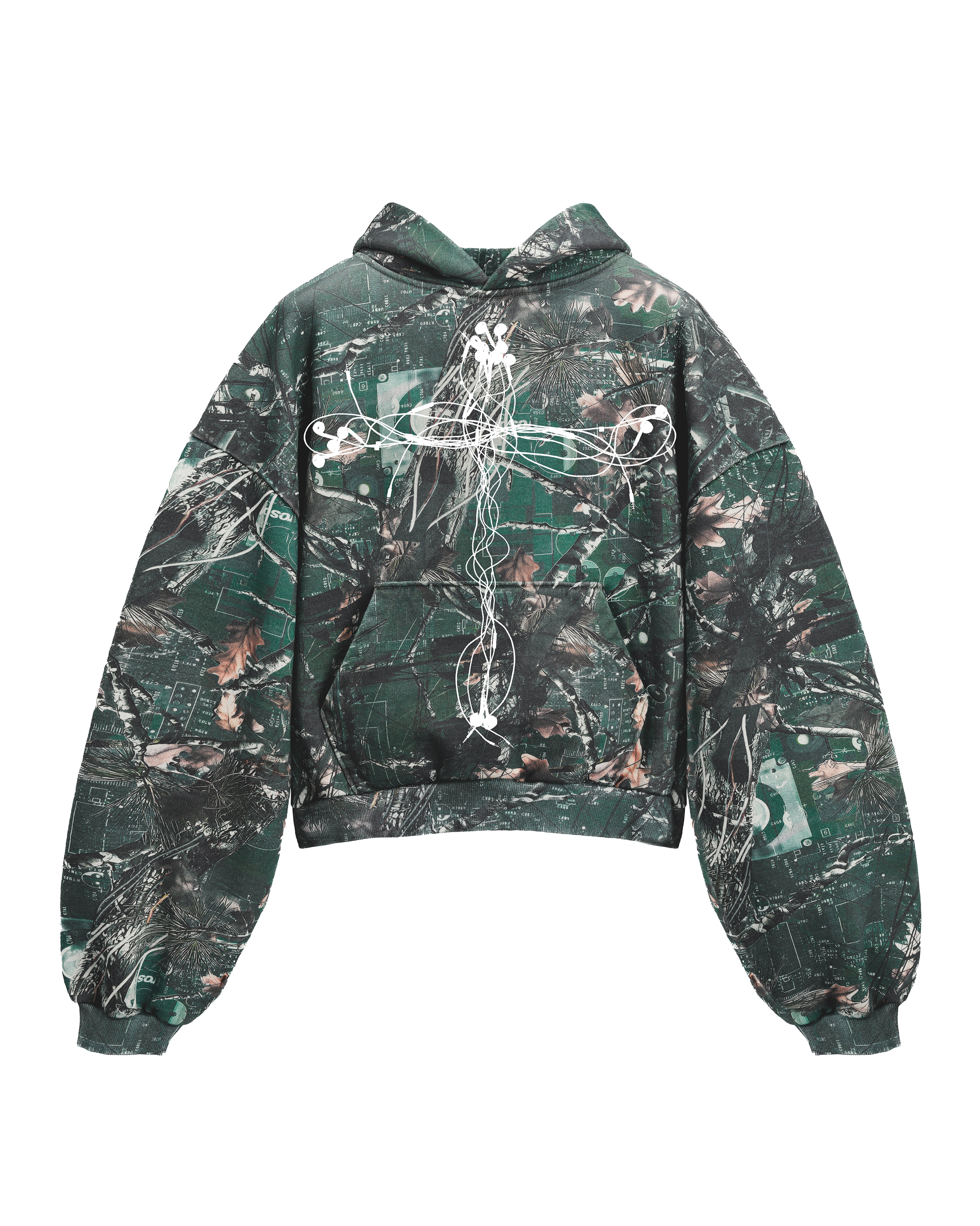 artificialfever Camo 迷彩ジップパーカー NEW ARRIVALS