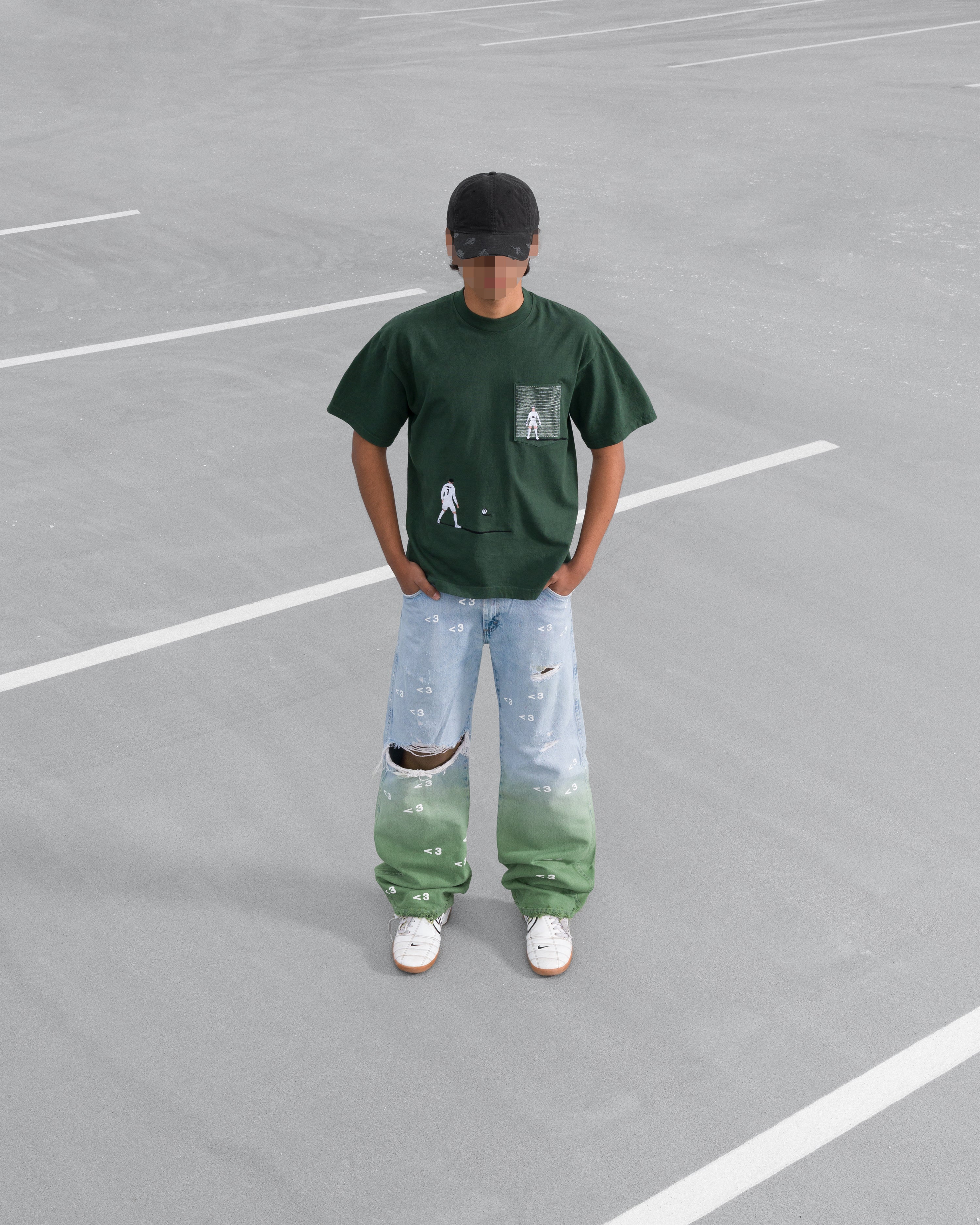 "FREE KICK" POCKET T-SHIRT