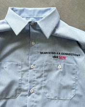 Load image into Gallery viewer, &quot;CLICK HERE&quot; BLUE WORK SHIRT
