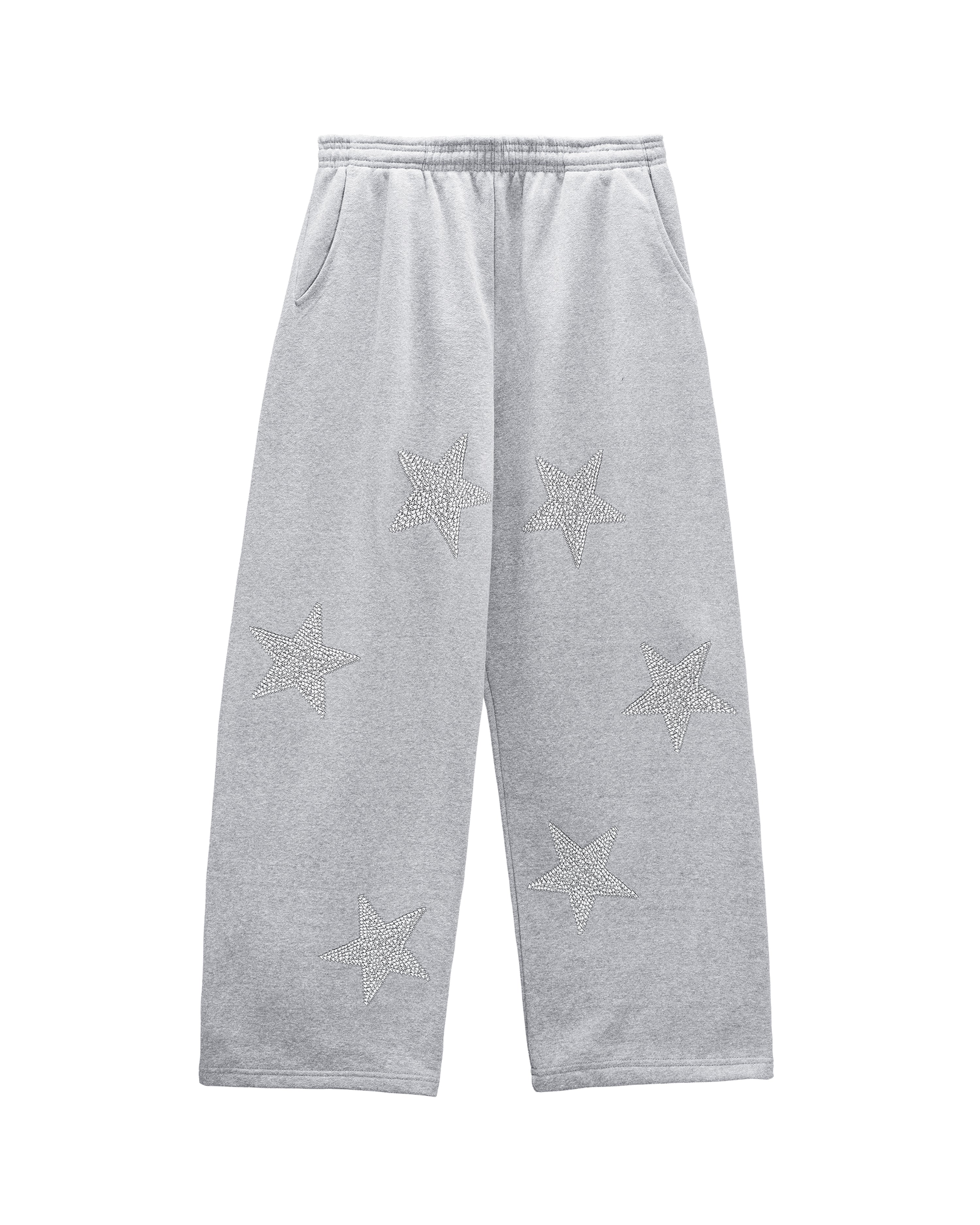 "STAR" WIDE-LEG SWEATPANTS